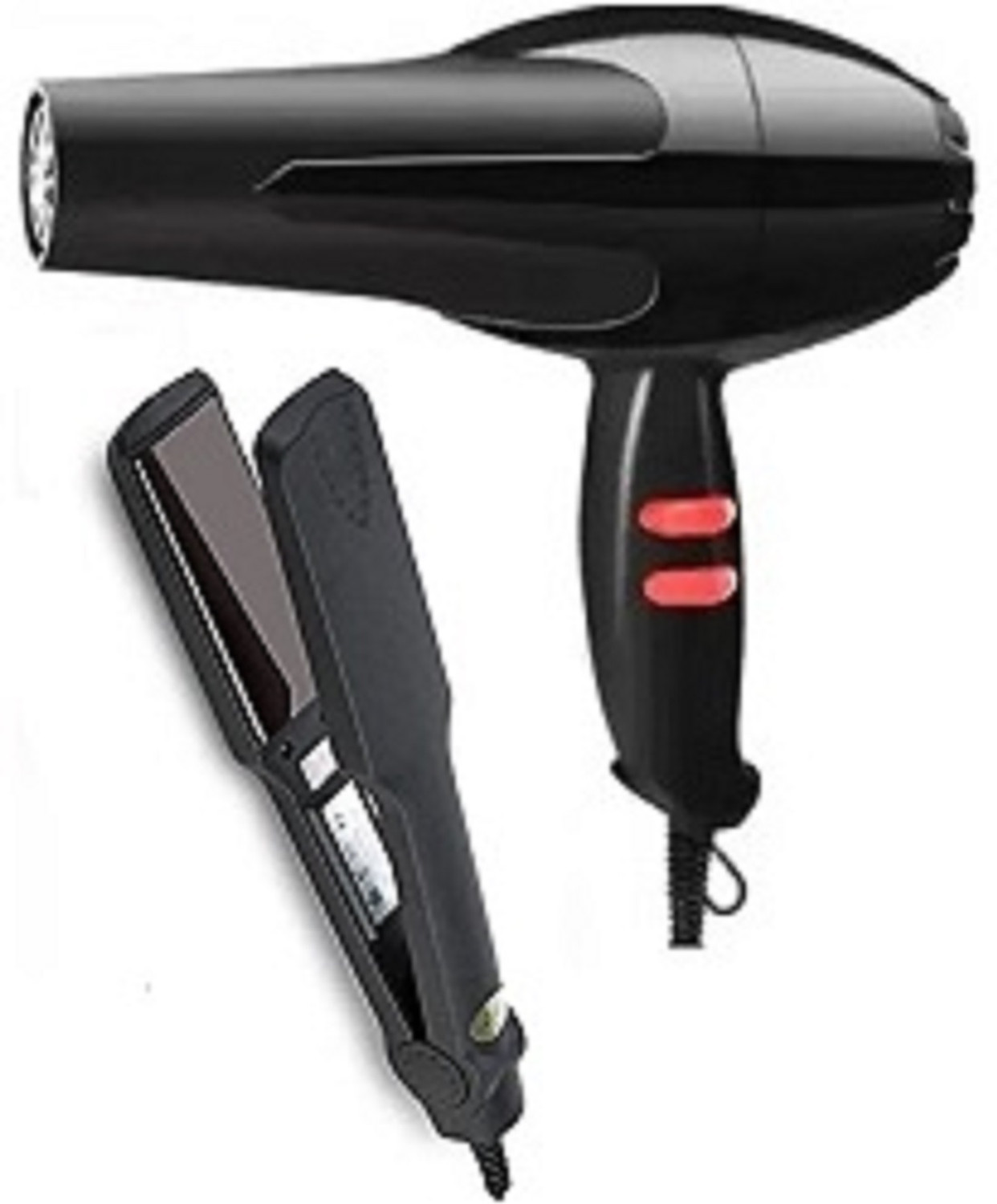 Image of CK INDIA Hair Dryer 1500 Watts with a 329 Hair Straightener Combo Hair Dryer