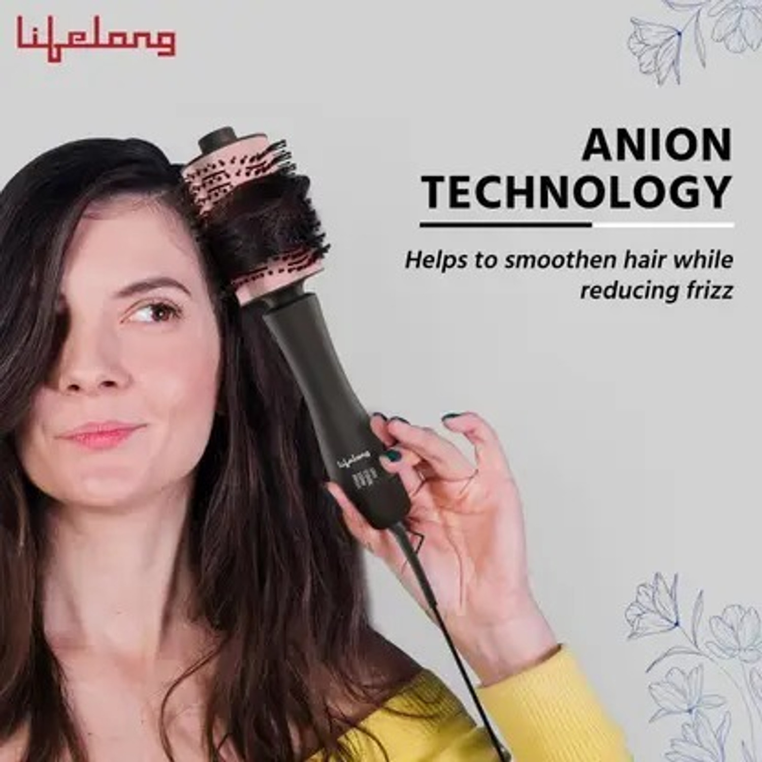 Image of Lifelong Hair Dryer | LLPCW102 Compact Styling Dryer Hair Dryer