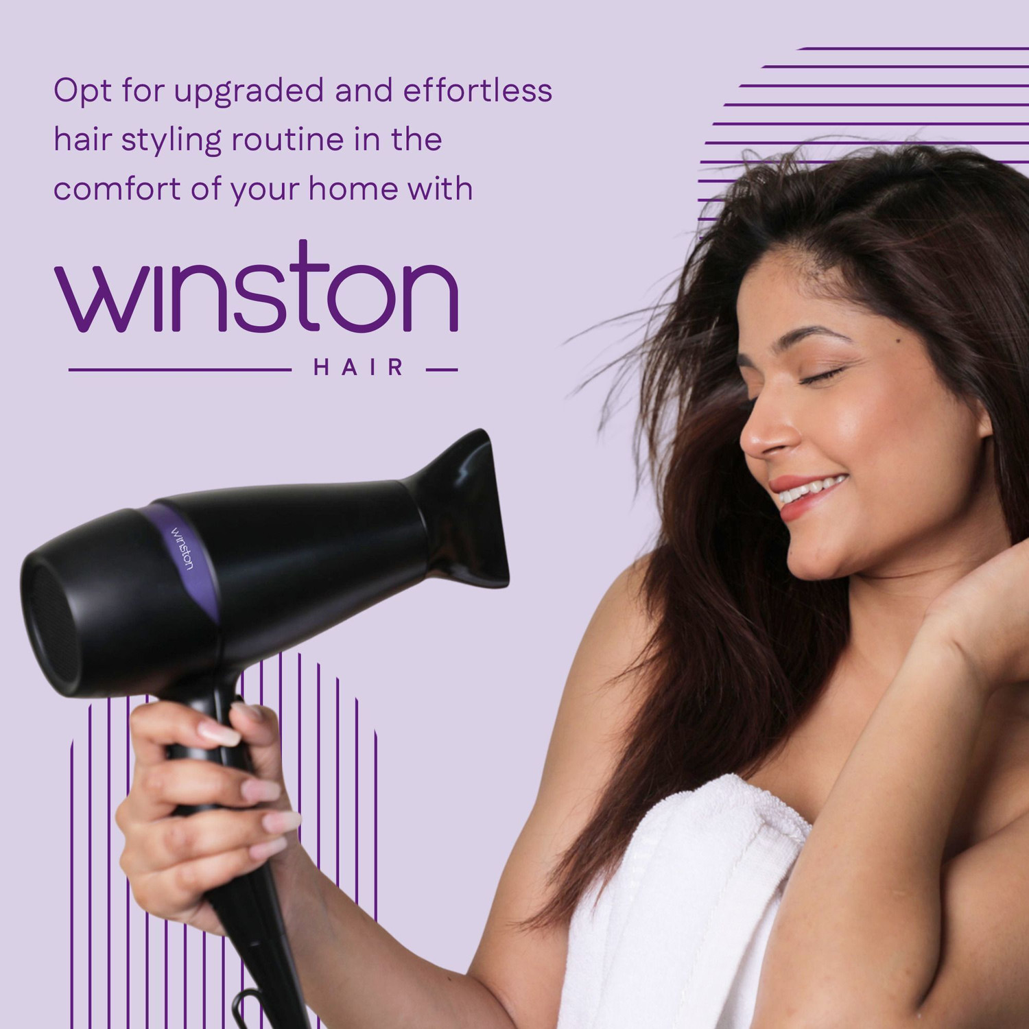 Image of Winston 2200 Watts Turbo Hair Dryer for Women and Men Hair Dryer