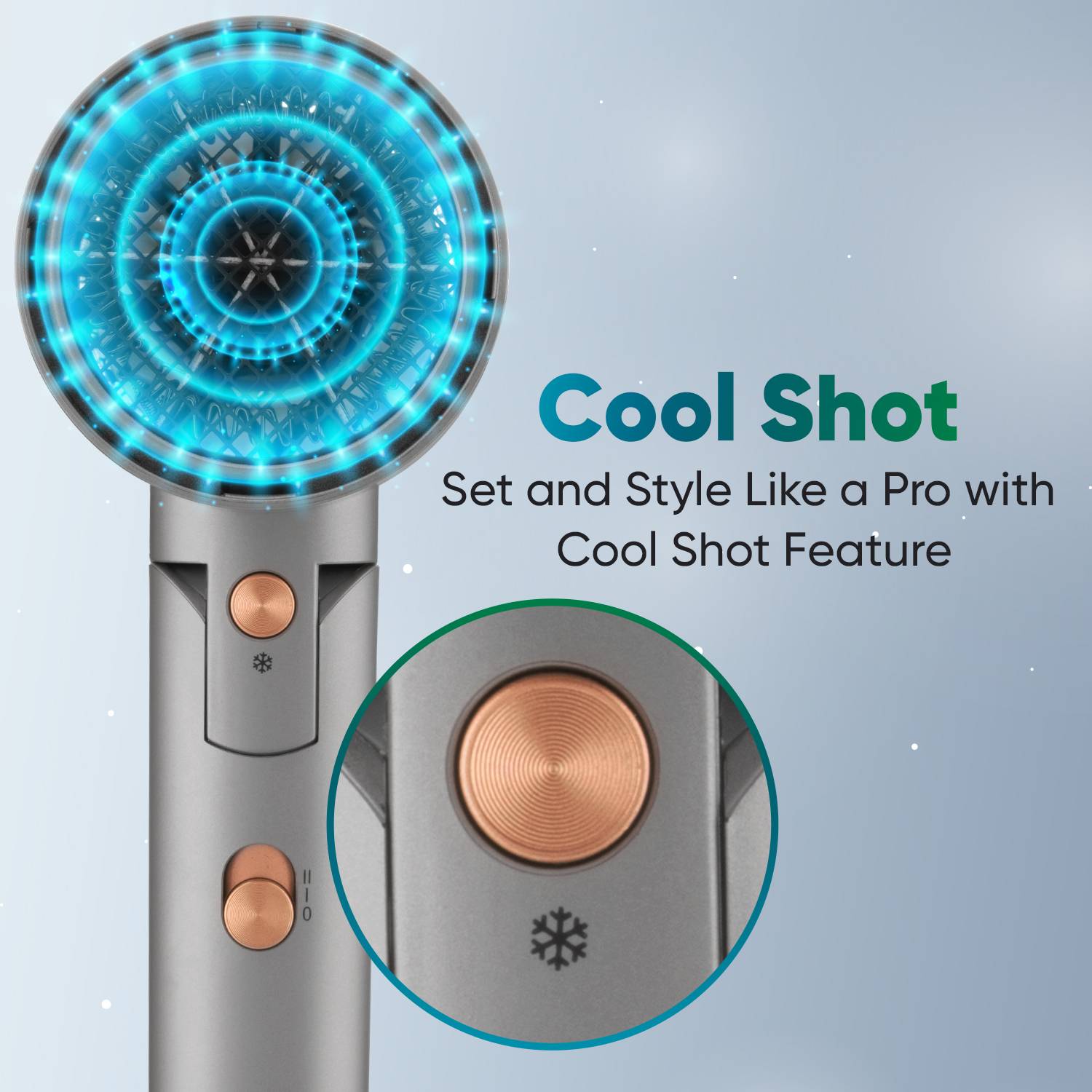 VEGA Ionic Hair Dryer Gray - Image 5