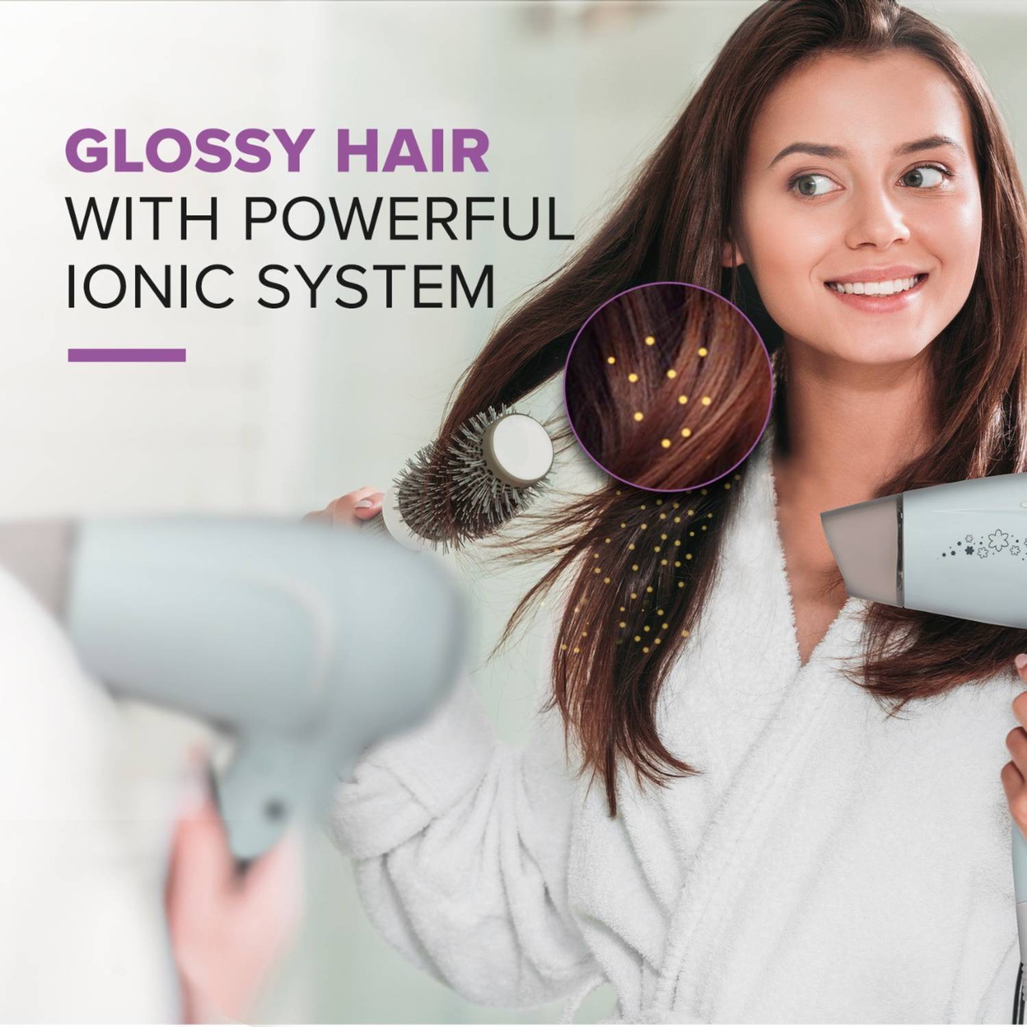 Syska HD1625 Hair Dryer (1600 W, Grey)