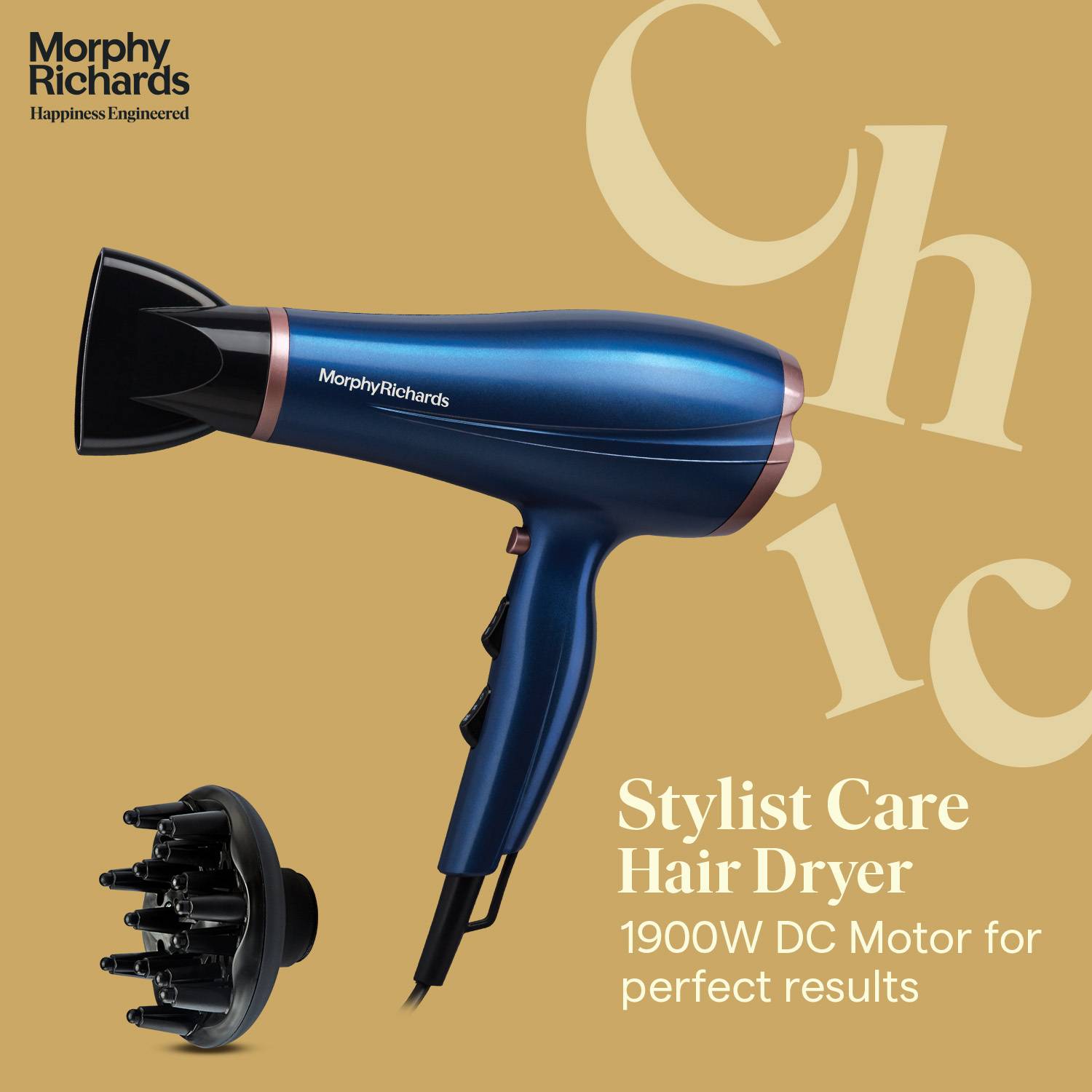 Morphy Richards 340032 Hair Dryer (1900 W, Multicolor)