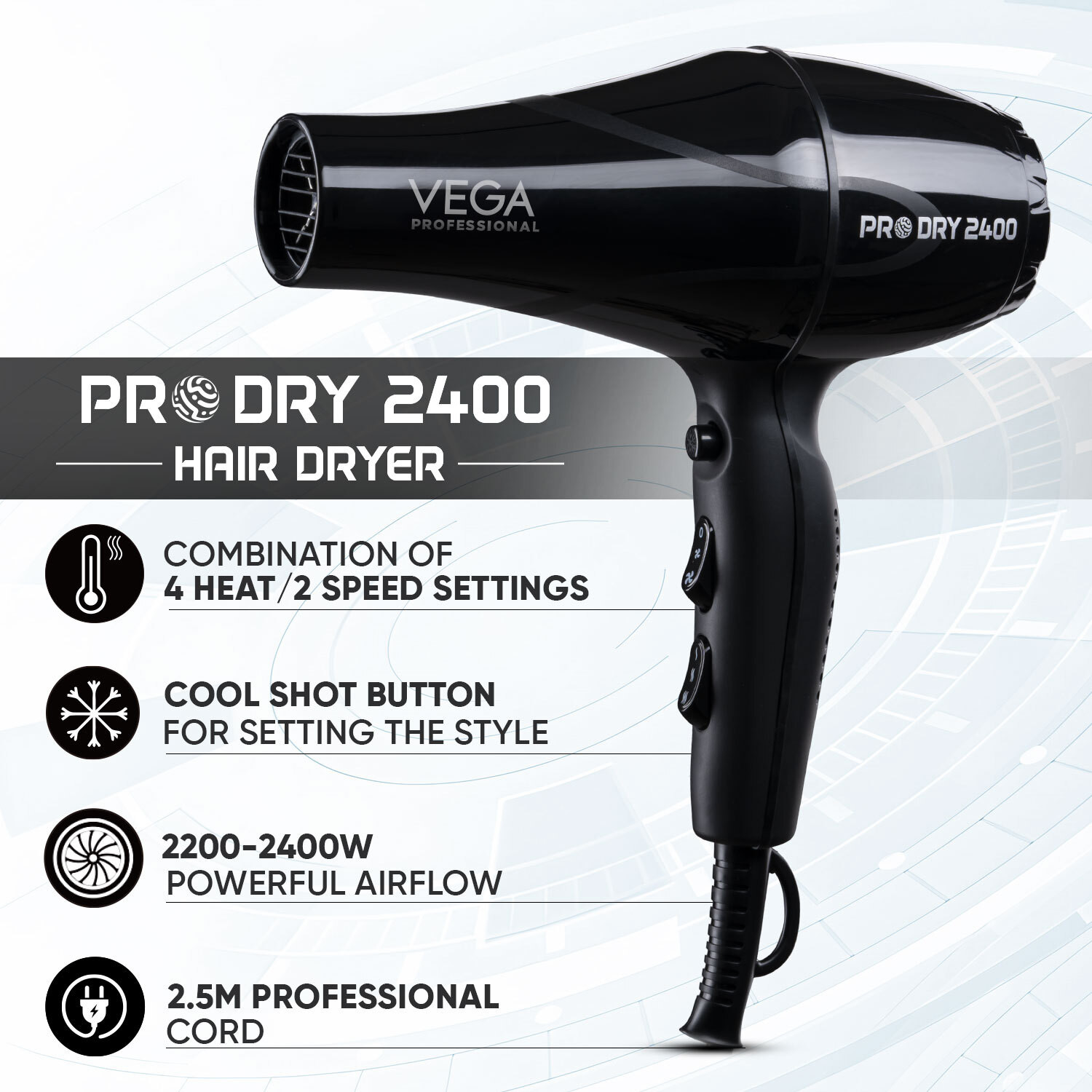 Image of Vega Professional VPMHD-03 Hair Dryer