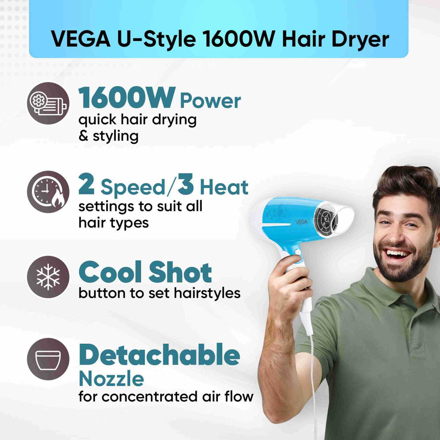 Image of VEGA VHDH-32 Hair Dryer