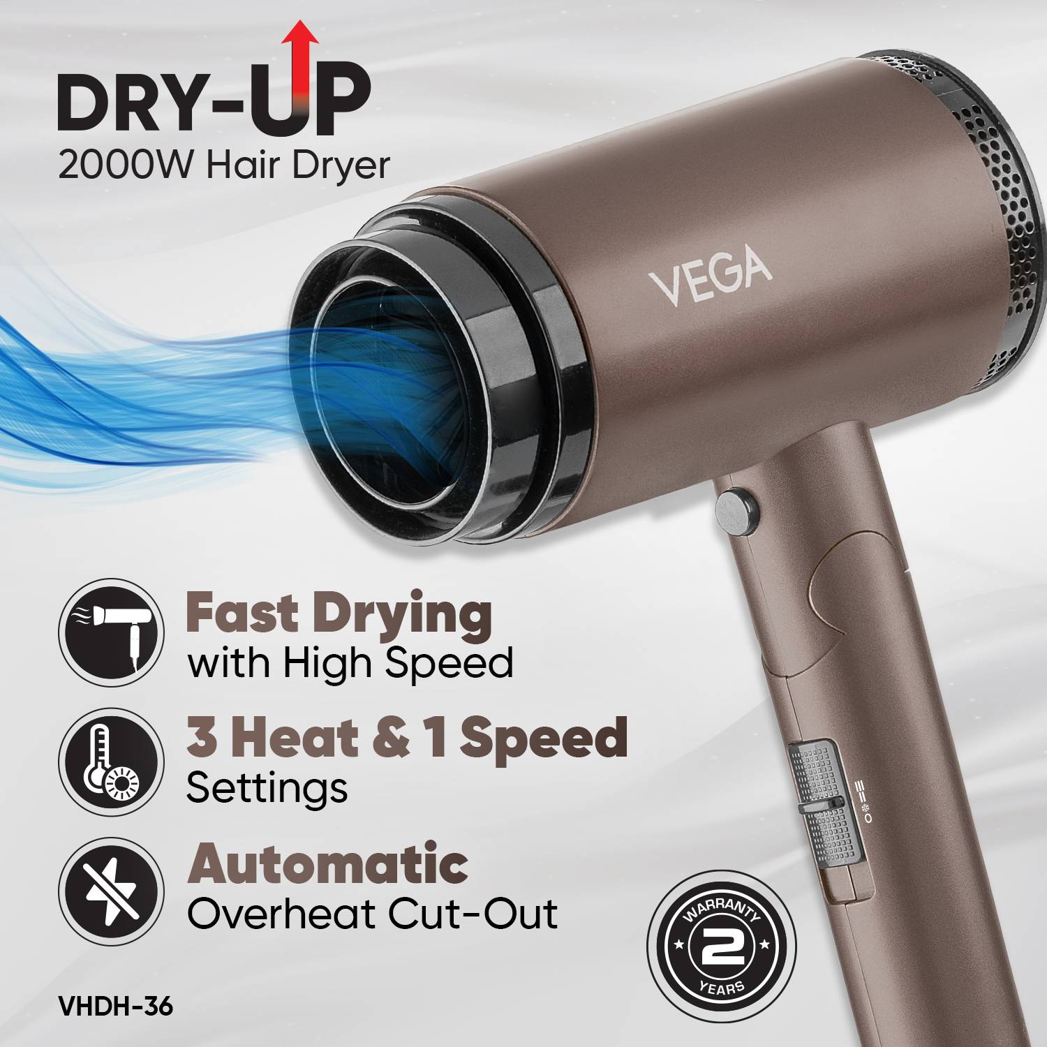VEGA VHDH-36 Hair Dryer - Image 3