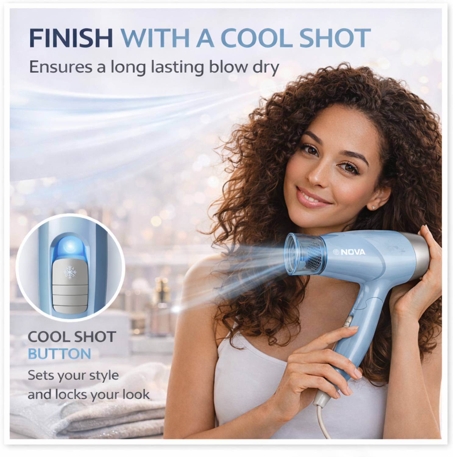 NOVA NHP 8203 Hair Dryer - NOVA : Flipkart.com