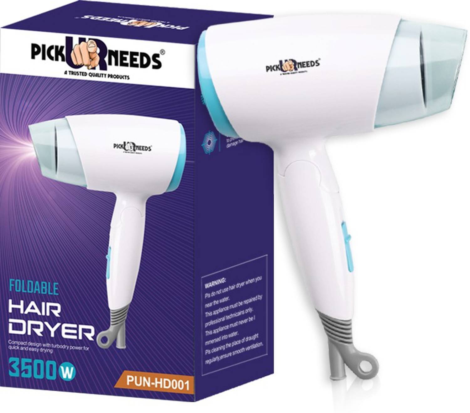 Pick Ur Needs PUN-HD 001 Foldable Hair Dryer