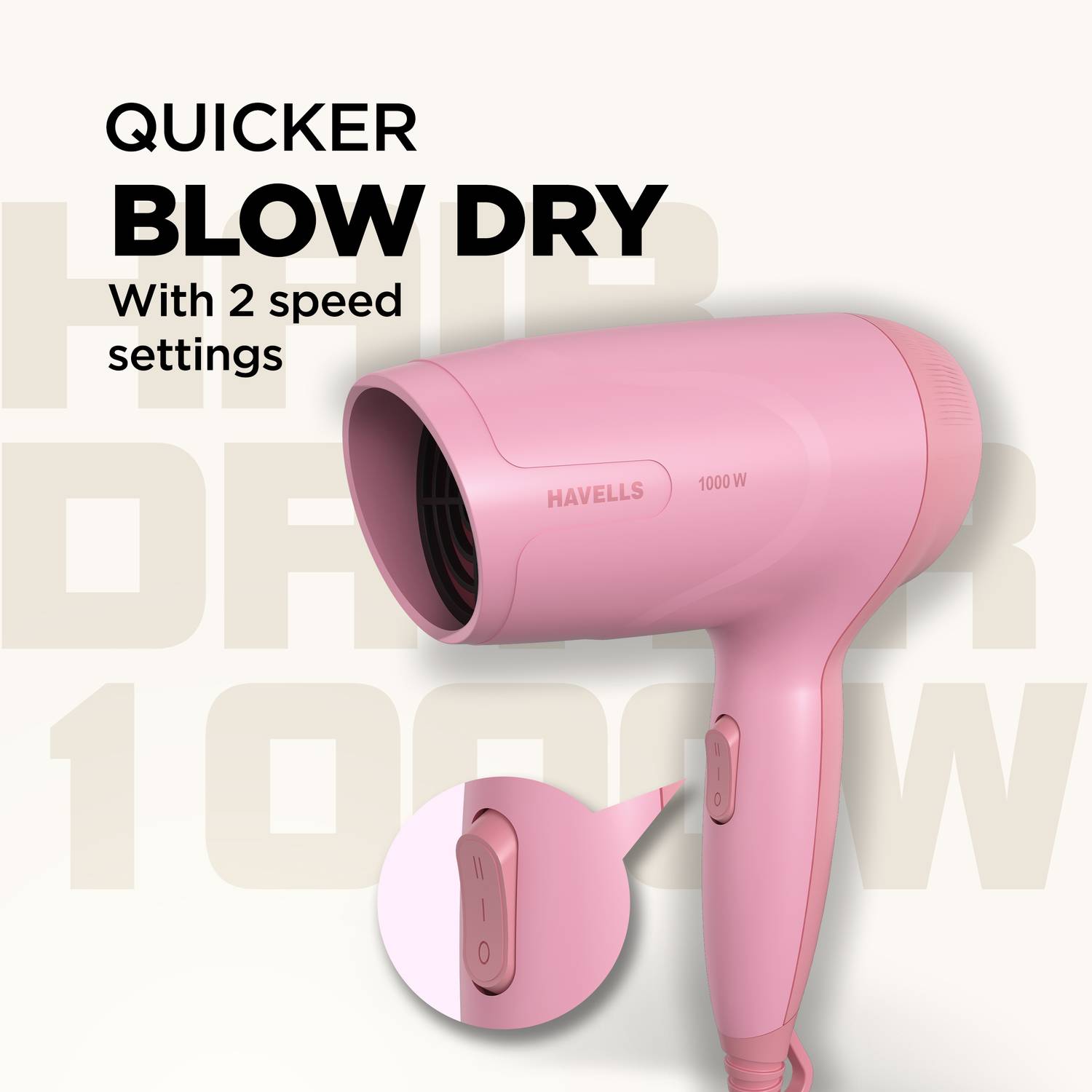 HAVELLS GHPDDABPPK00 Hair Dryer Orange - Image 4