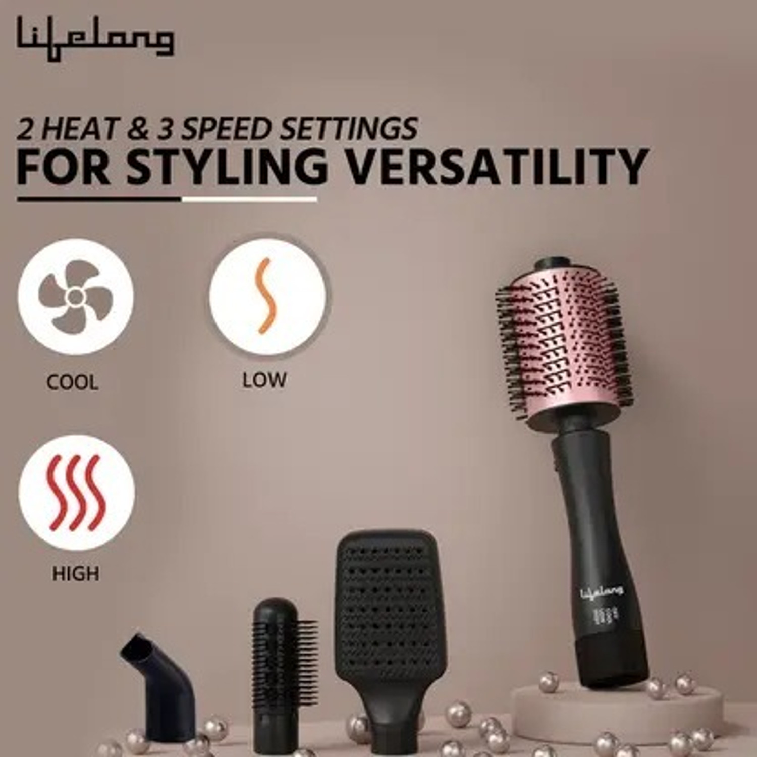 Image of Lifelong Hair Dryer | LLPCW102 Compact Styling Dryer Hair Dryer