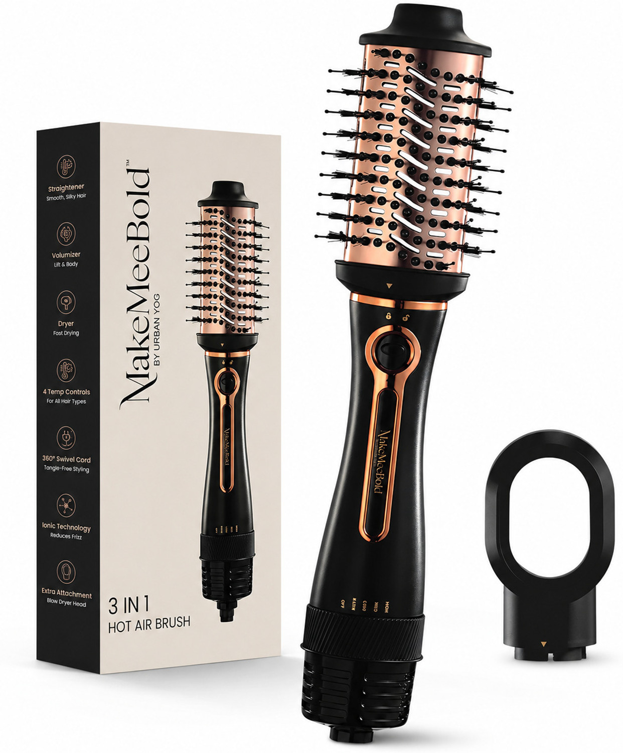 Image of URBANYOG 3 in 1 Hot Air Brush