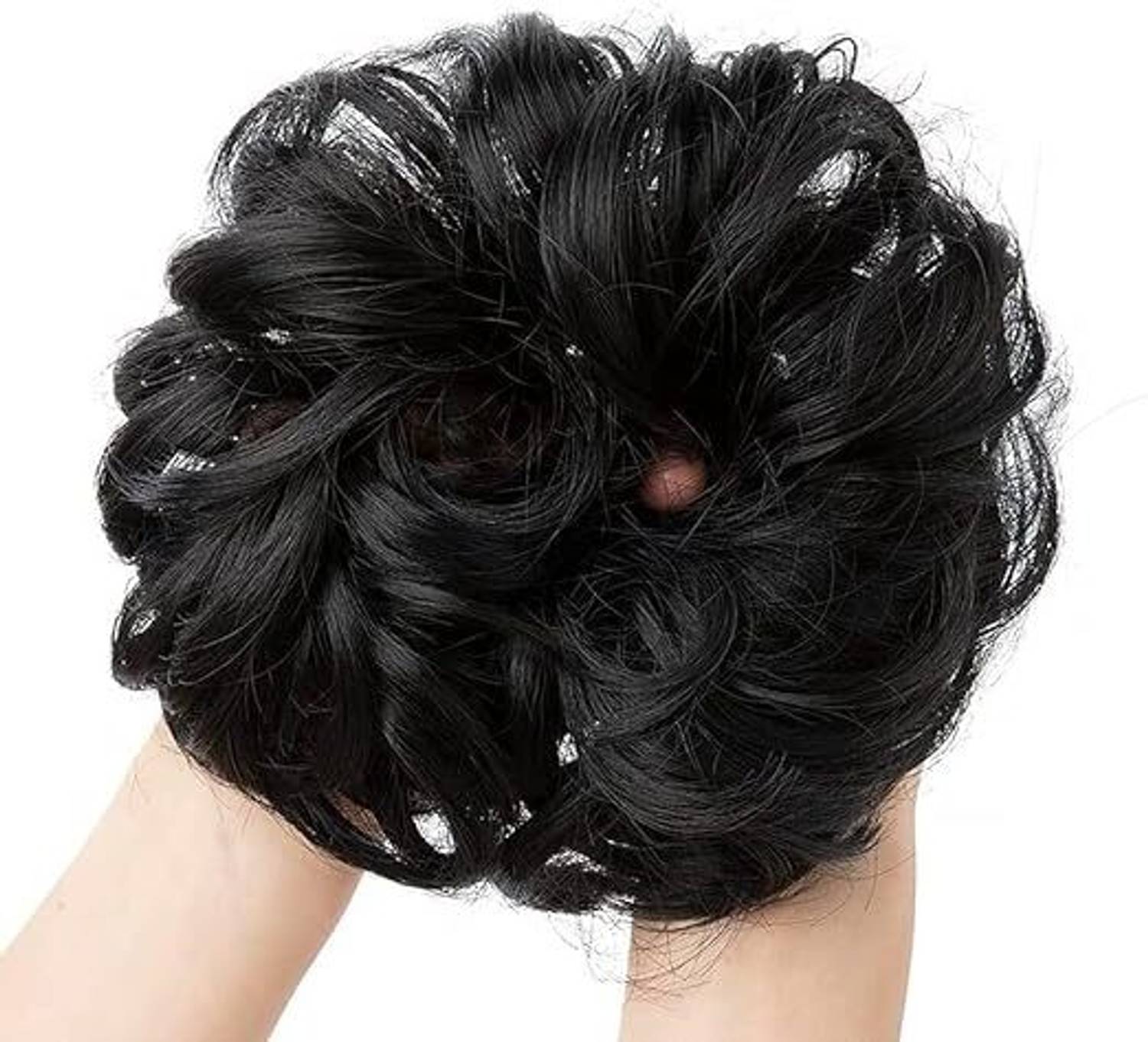 Blushia 1 PCS  Bun pieces of Synthetic Black  Bun Artificial Juda for Women Hair Extension