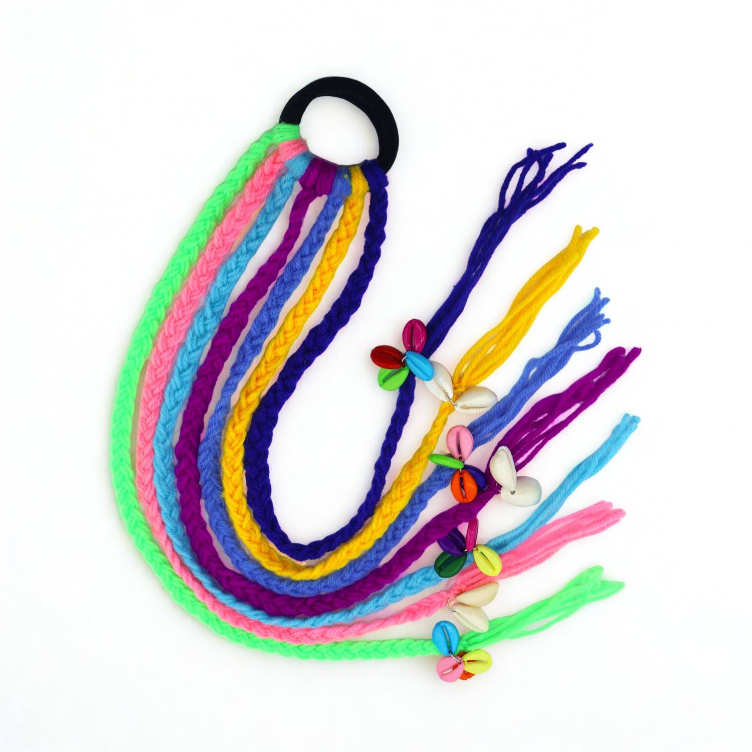 ATK Creation Woolen braids in festive shades perfect for Navratri Garba and Dandiya nights Hair Extension