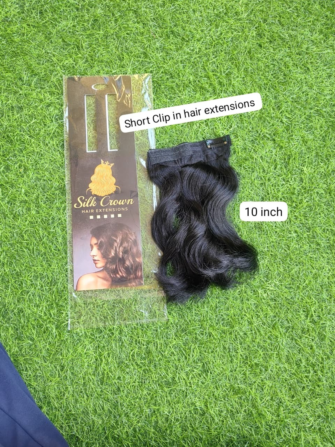 silkcrown SHORT HAIR EXTENSIONS SMALL JADA EXTENSIONS (black) Hair Extension