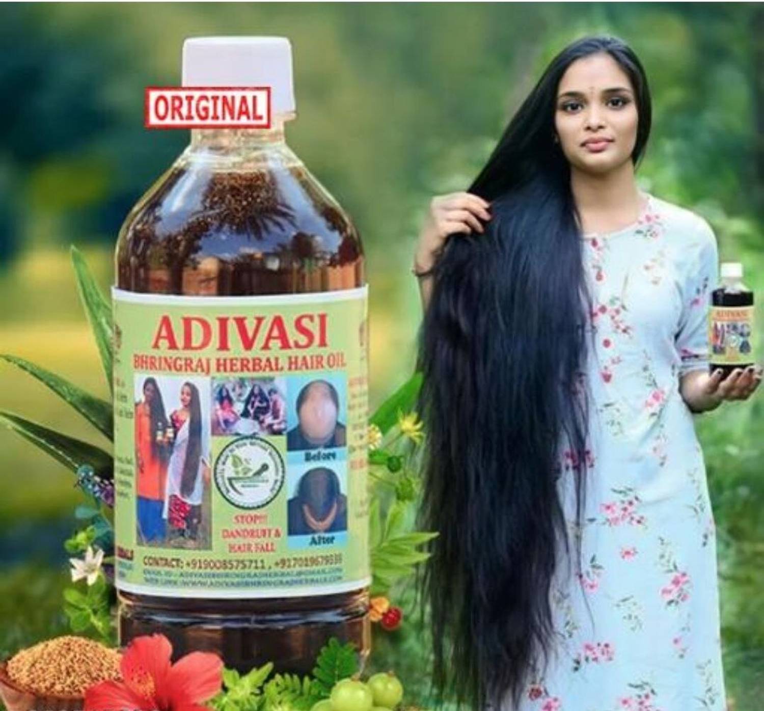 Adivasi 250ML HAND MADE HERBAL HAIR OIL Hair Oil