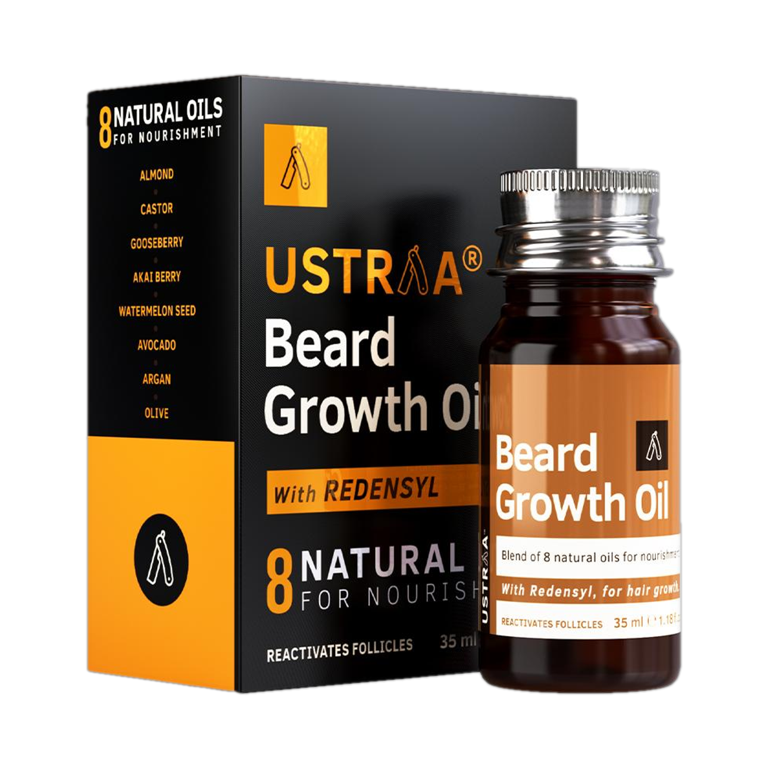 USTRAA Beard Growth Oil 35ml - Image 1