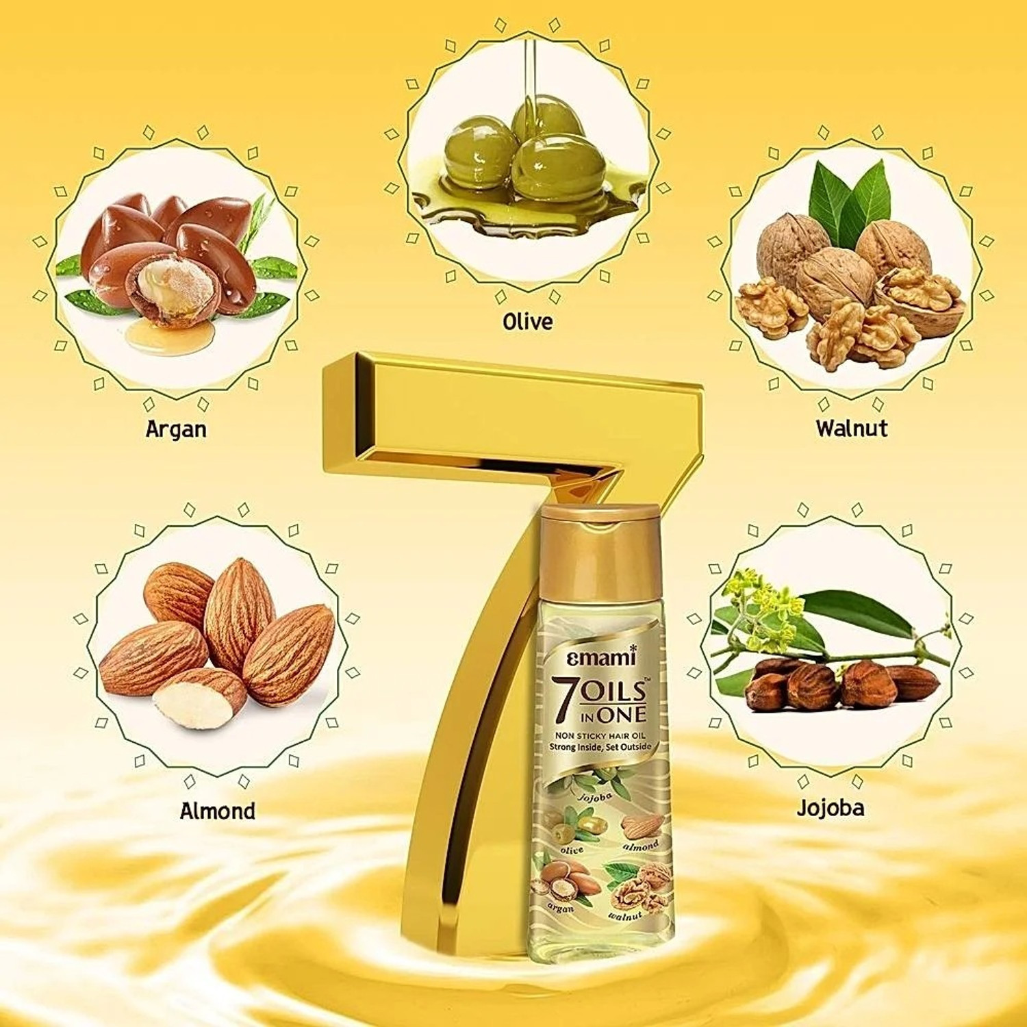 Image of EMAMI 7 Oils in One Hair Oil