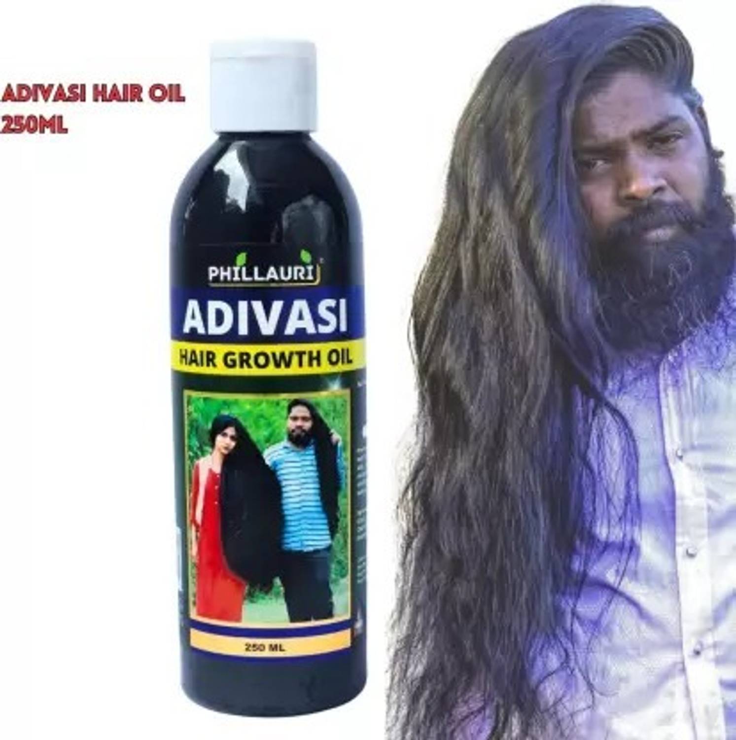 Adivasi 100% Original Hair Medicine SA Herbal Hair Oil 250ml Hair Oil