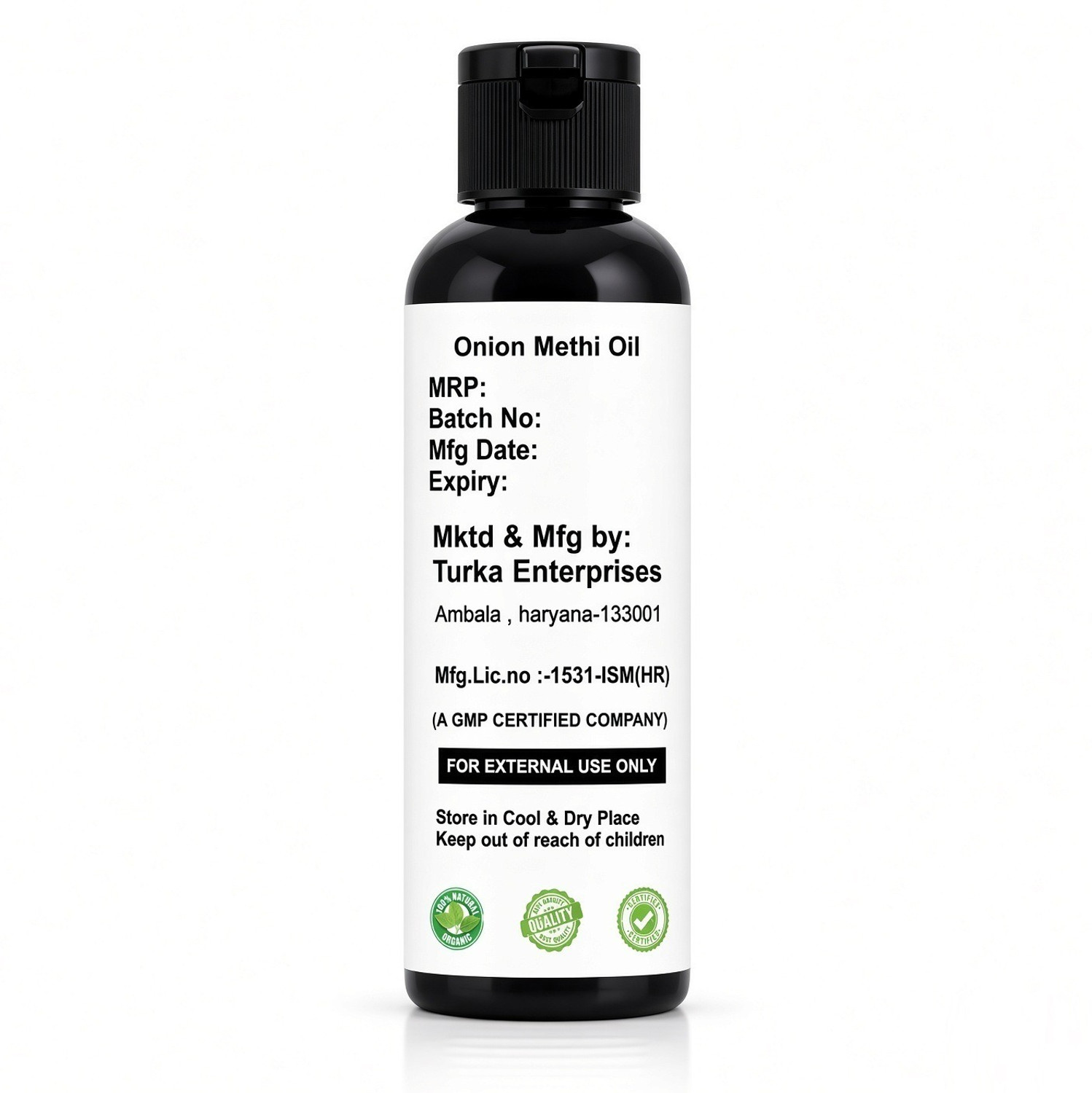 Image of freshoak Onion Methi Hair Nourishing Oil with Herbal Goodness Hair Oil