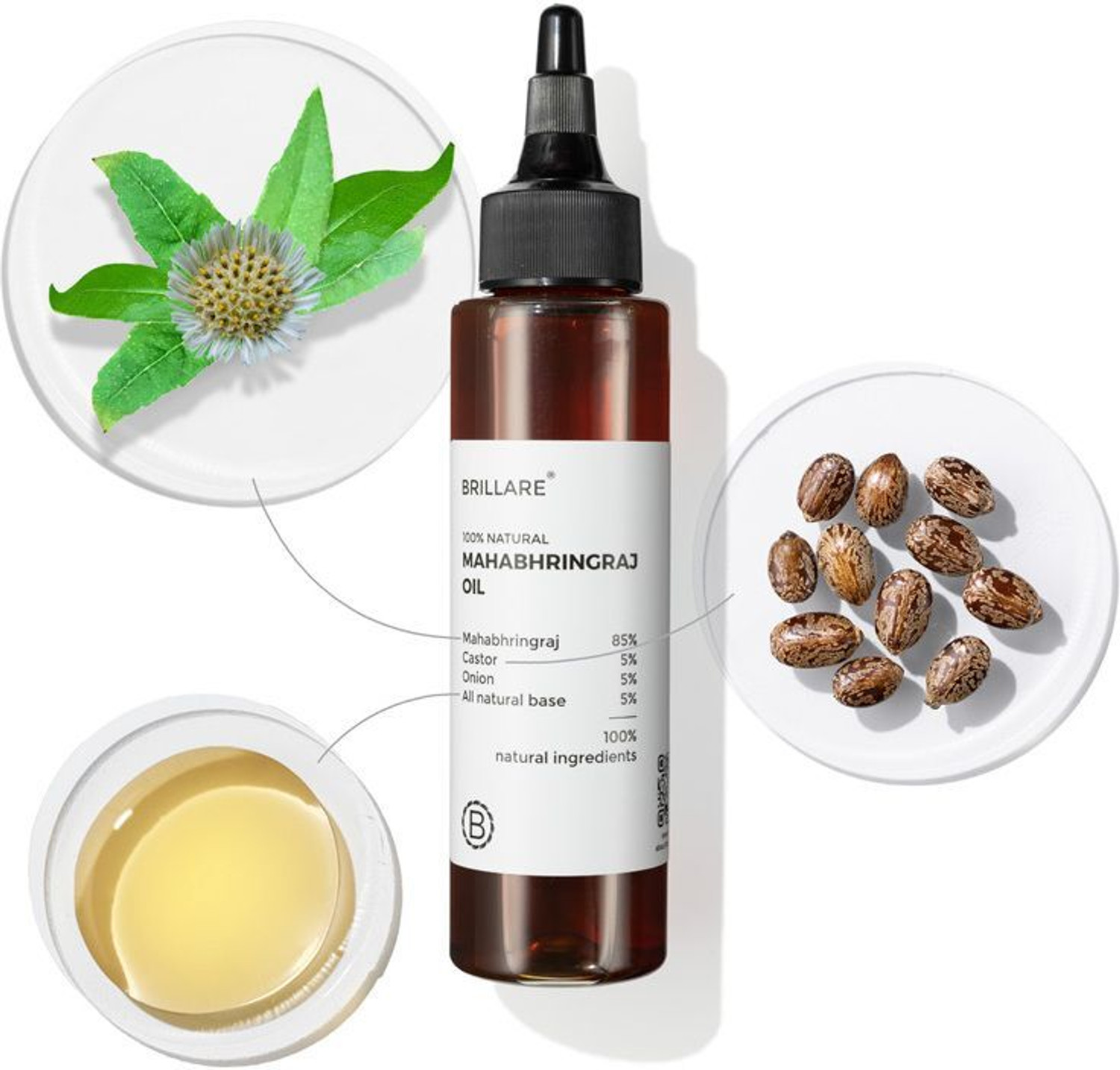 Image of BRILLARE Mahabhringraj Hair Oil