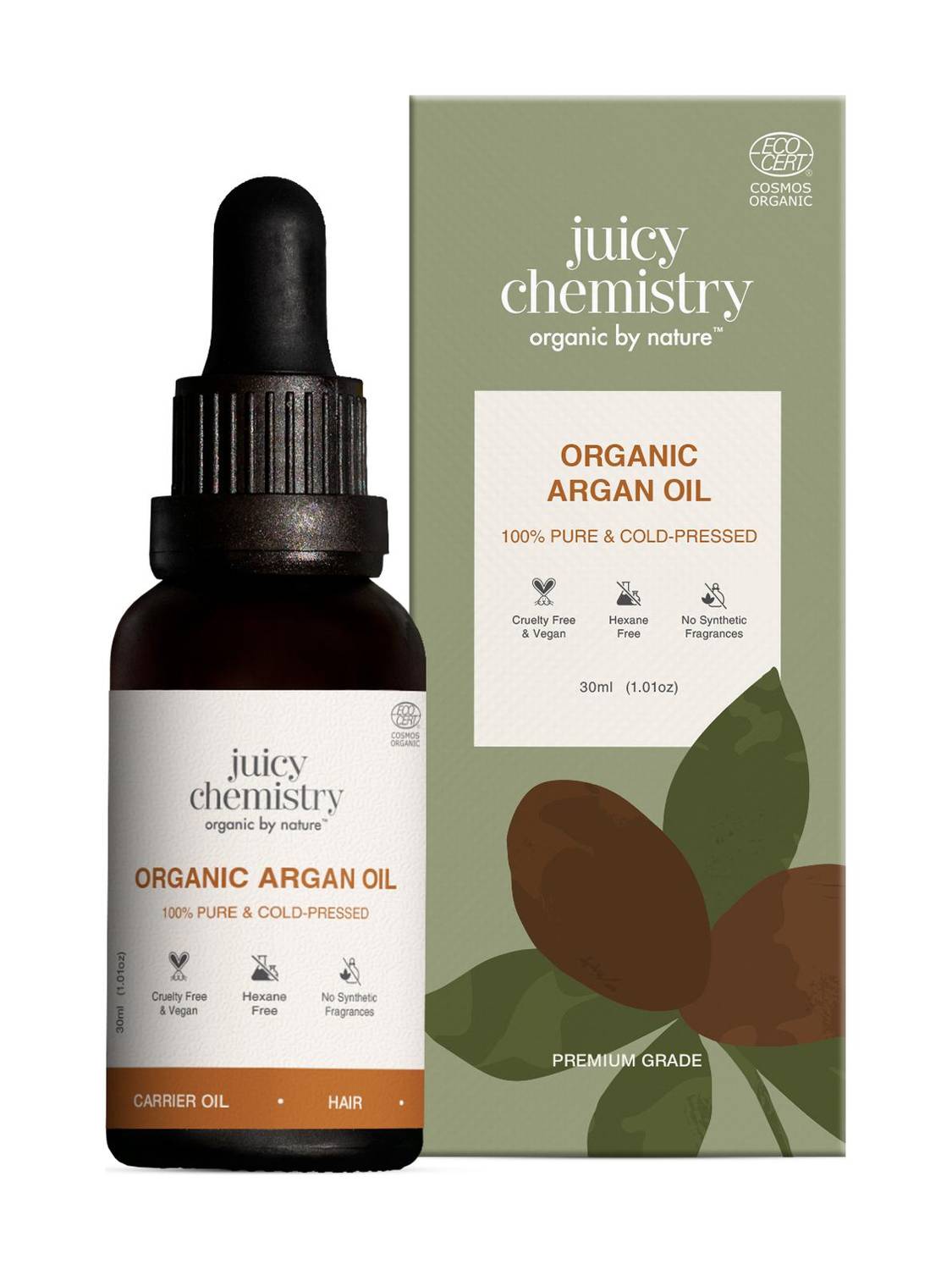 Juicy Chemistry Argan Oil 30ml - Image 1