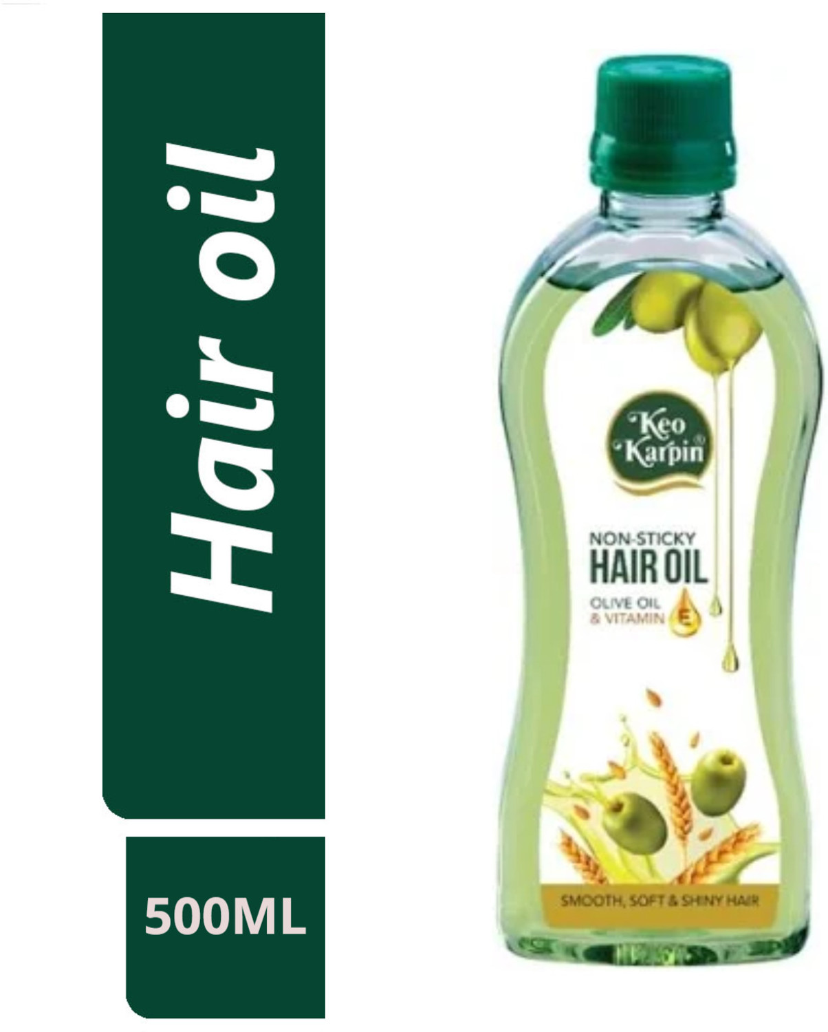 Image of Keo Karpin Hair Oil, Enriched With Natural Vitamin E And Olive Oil Hair Oil