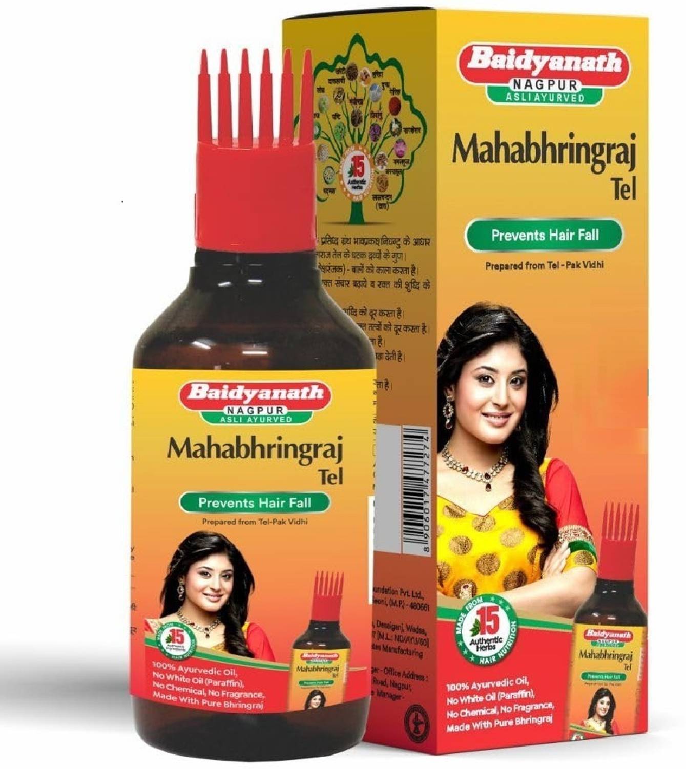 Baidyanath Mahabhringraj Tel - 100 ml - Image 1