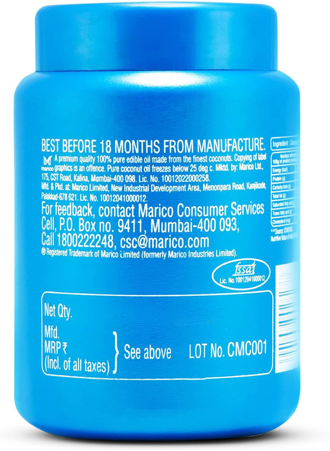 Image of Parachute 100% Pure Coconut Hair Oil