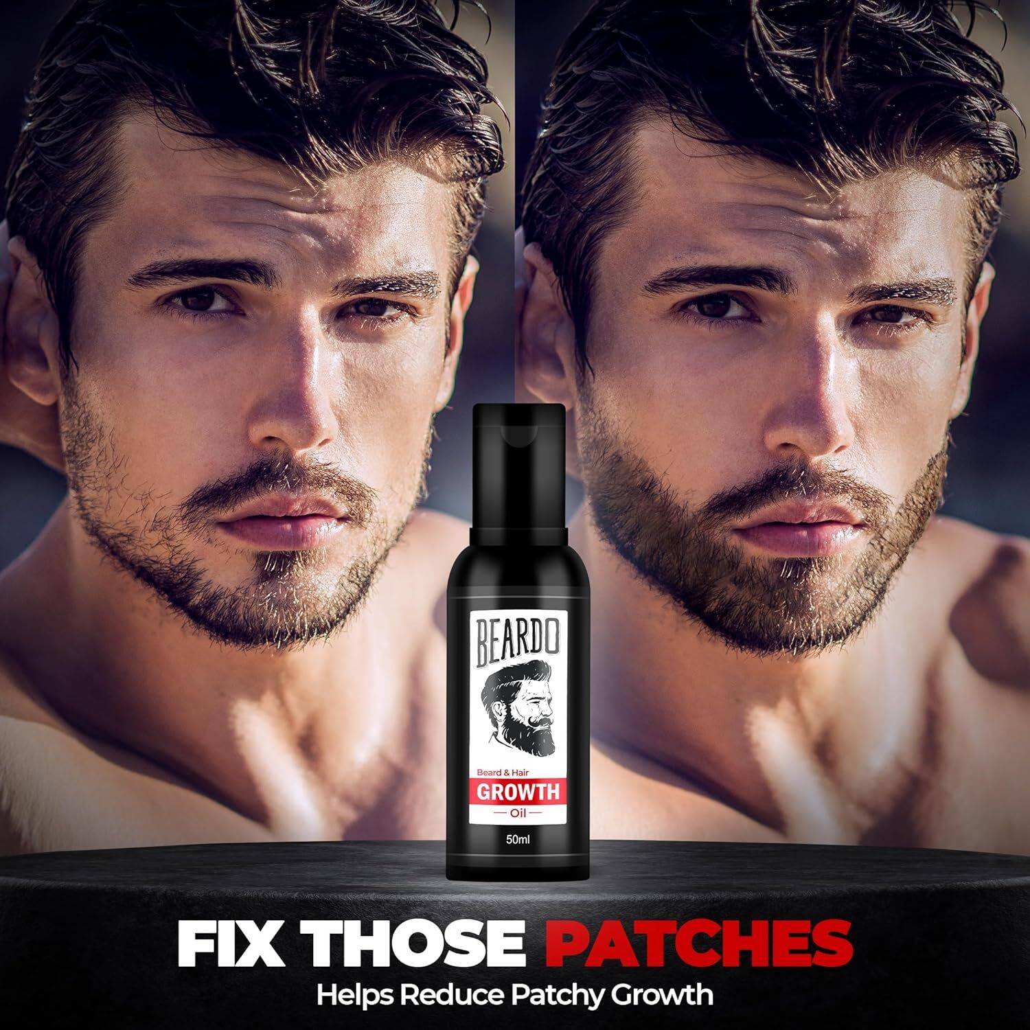 BEARDO Beard Growth Hair Oil 50 ml - Image 5