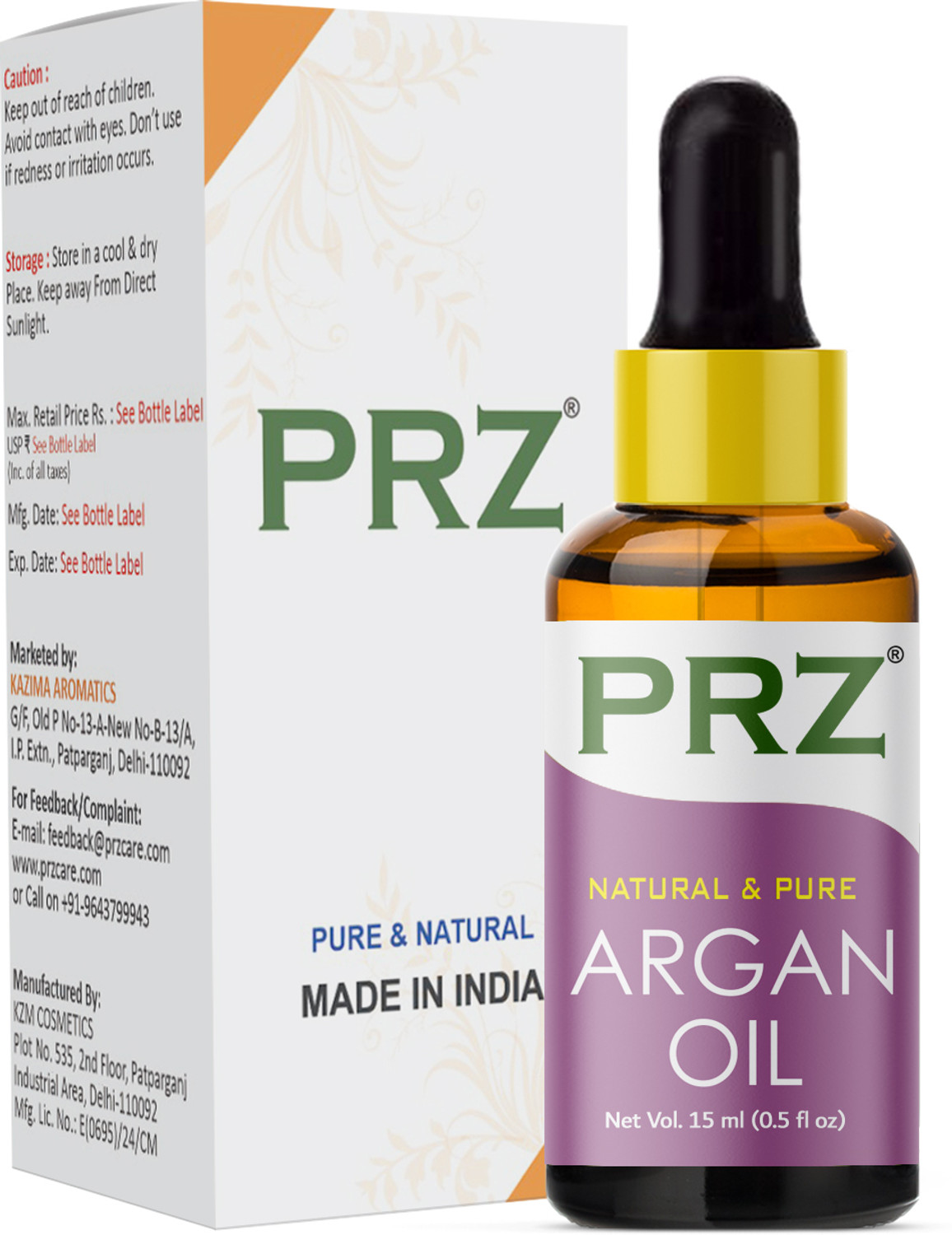 Image of PRZ Combo of Argan oil and Almond oil (Each 15ML )