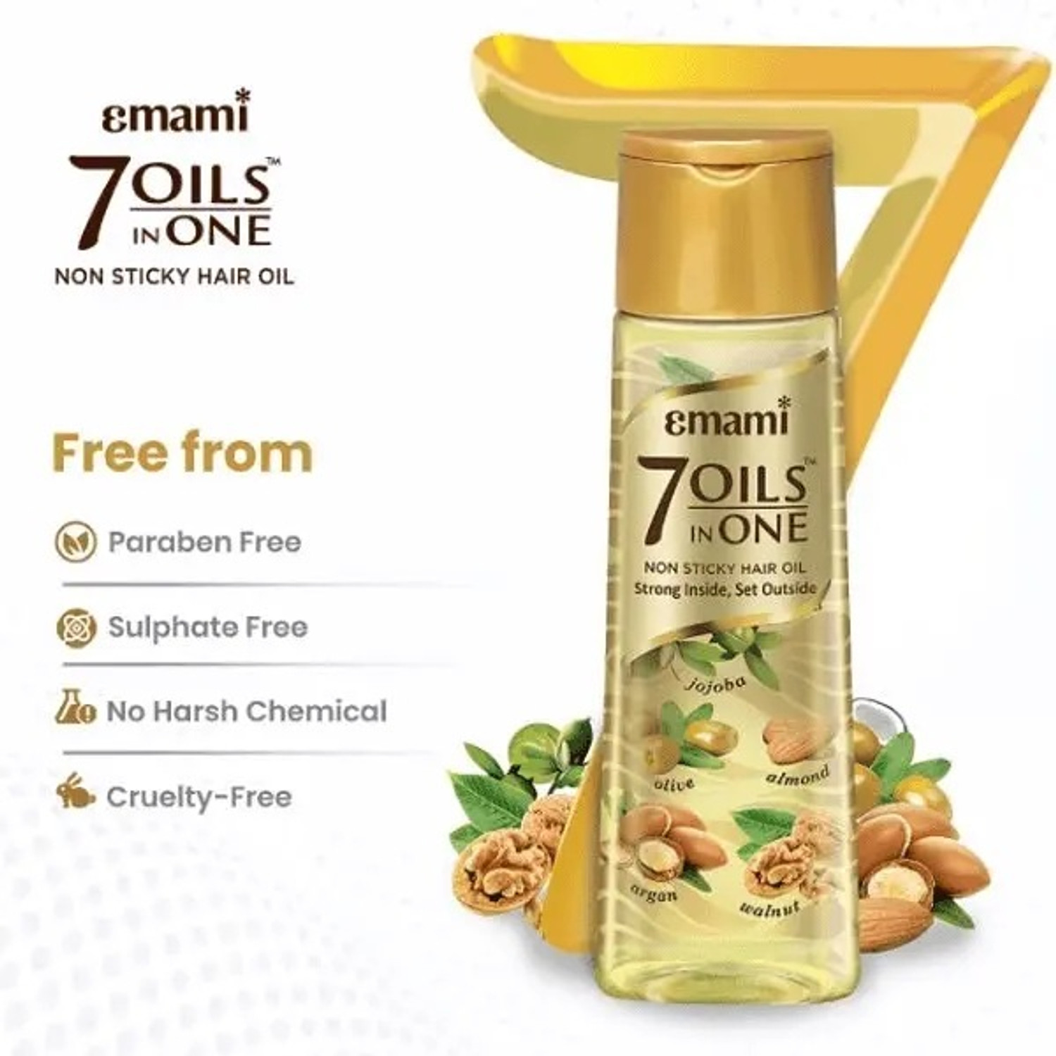 Image of EMAMI 7 Oils In One For Dry & Damaged Hair For Deep Nourishment Hair Oil