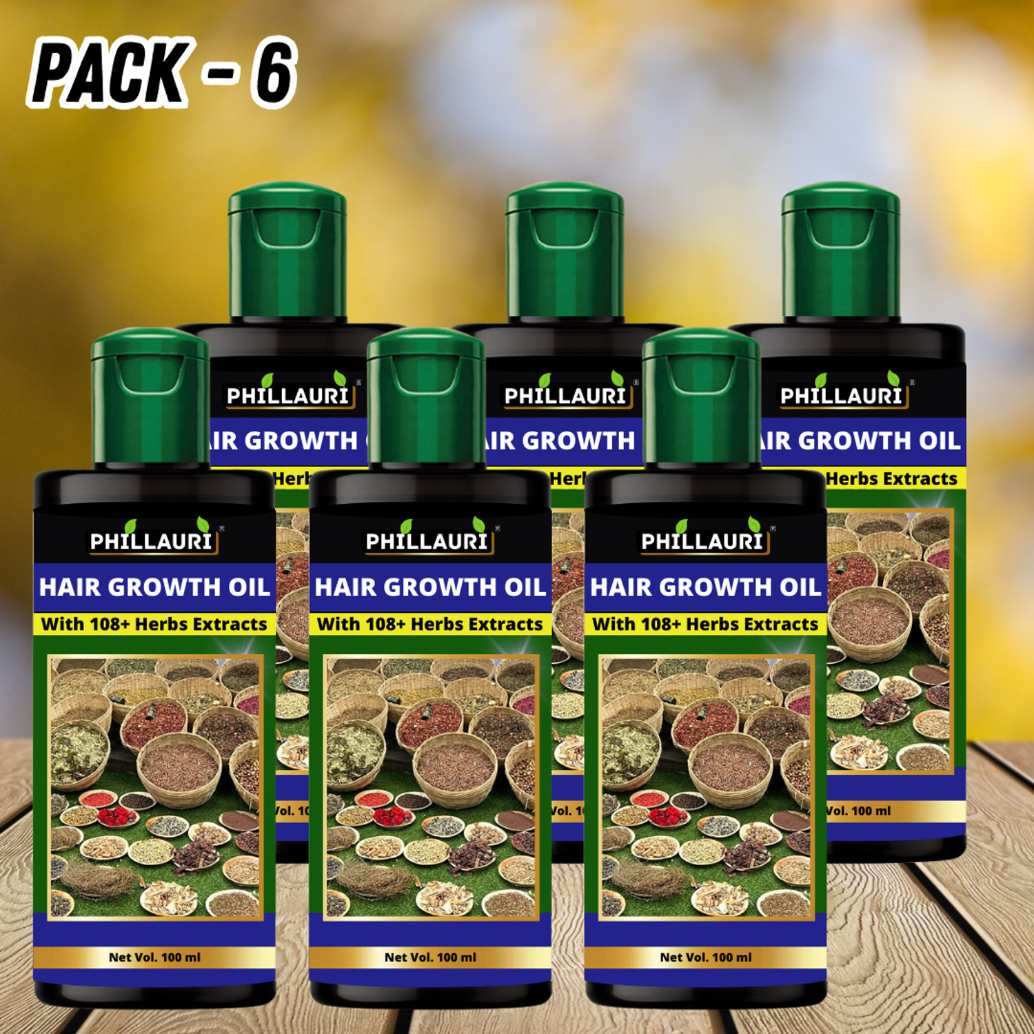 Image of Phillauri Herbal Premium Quality, Hair Regrowth, Hair Fall Control Hair Oil