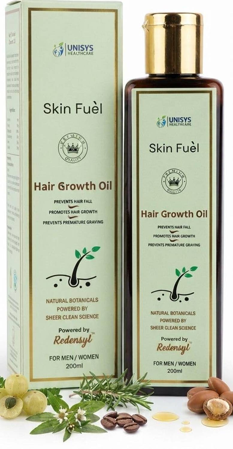 unisys Skin Fuel Hair Growth Oil with Redensyl - Image 1