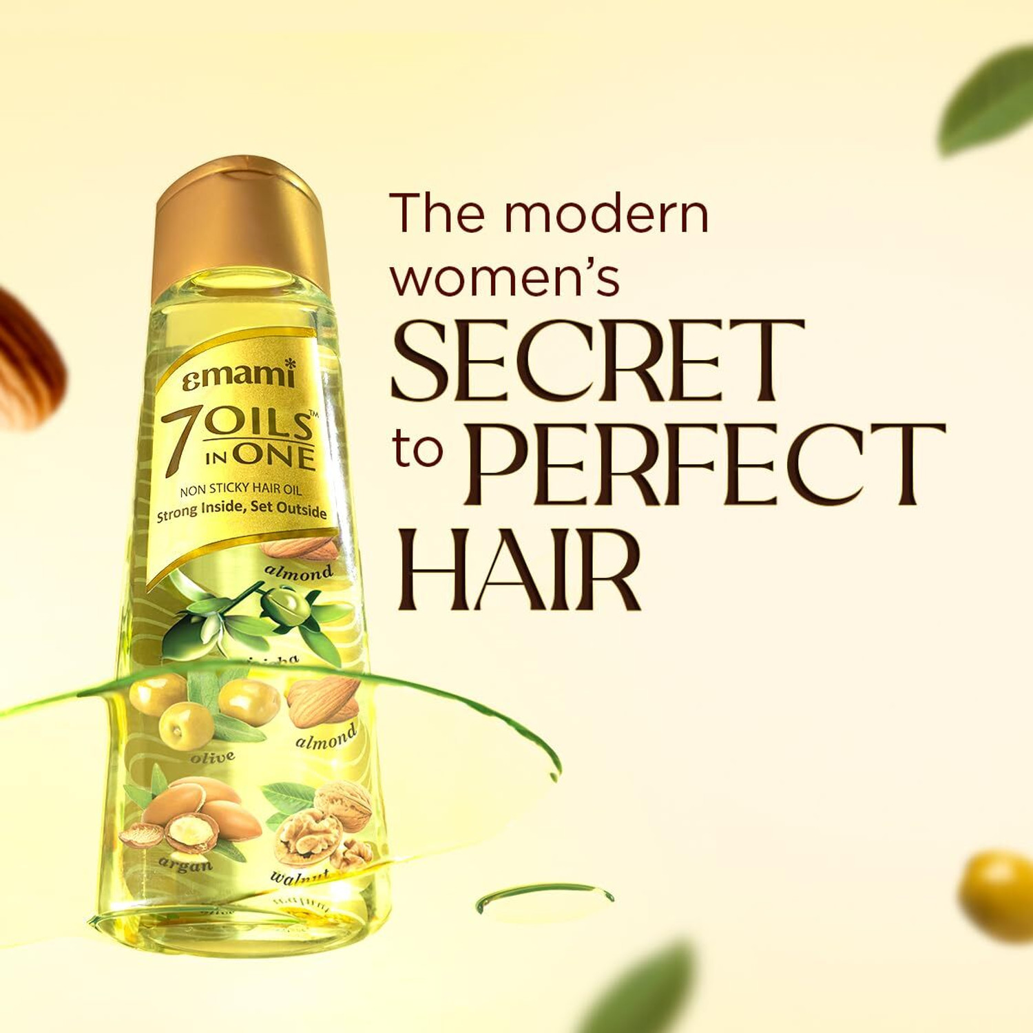 Image of EMAMI 7 Oils in One | Makes Hair 20x Stronger and Manageable | Hair Oil