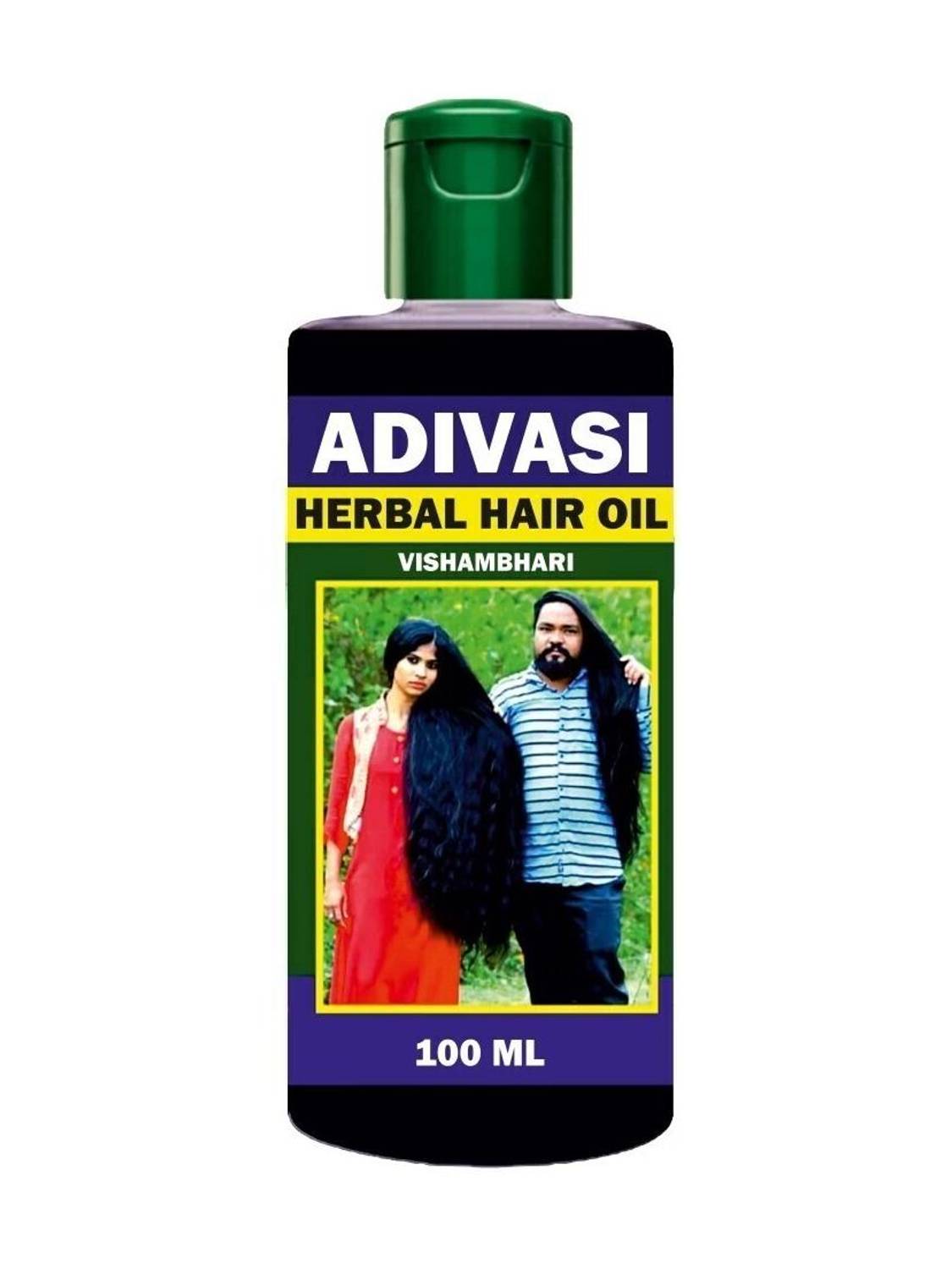 Adivasi Herbal Hair Oil Reduces Hair Fall and Grows New Hair, 100% Ayurvedic Hair Oil