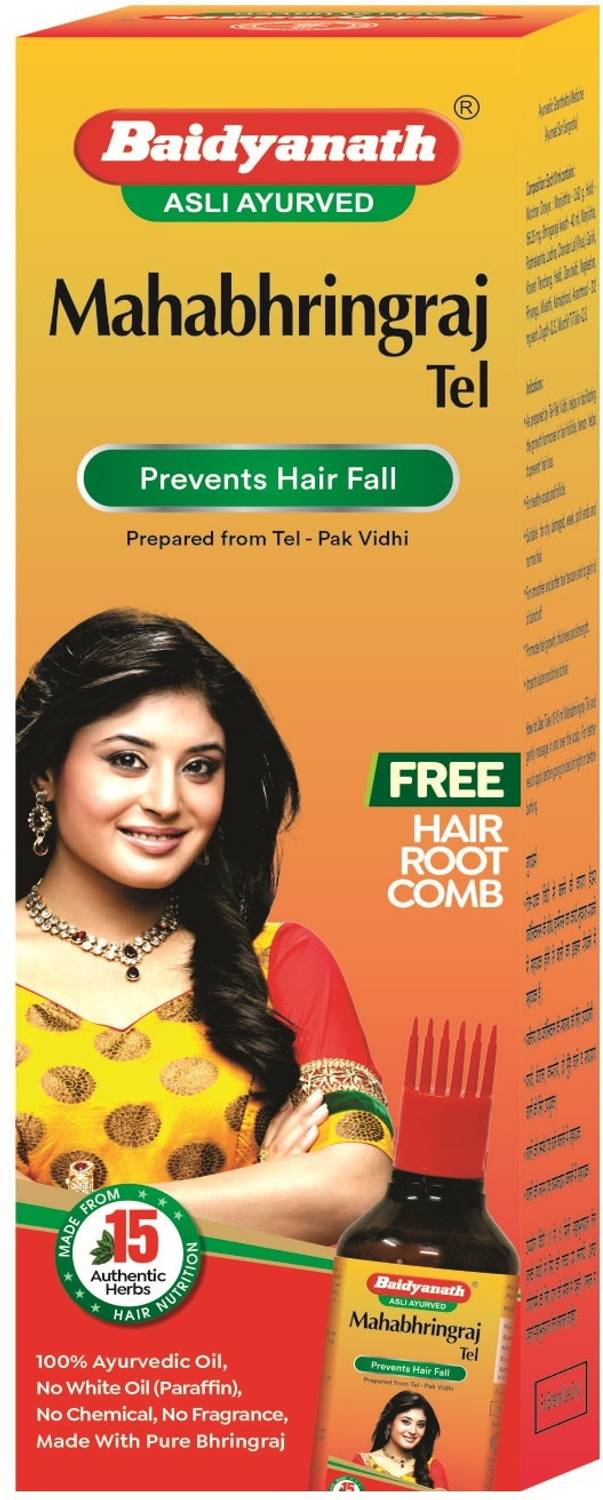 Baidyanath Mahabhringraj Tel, Bhringraj Oil For Hair Growth, Anti Dandruff Hair Oil