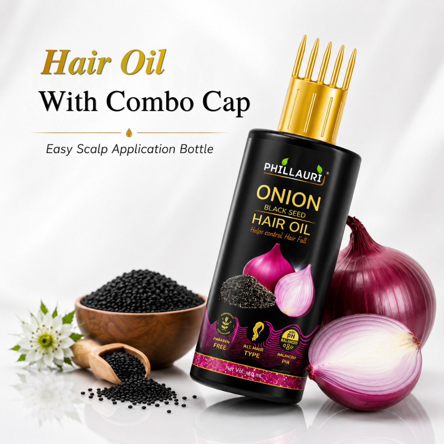 Image of Phillauri Fast Hair Growth and Dandruff Control Hair Oil