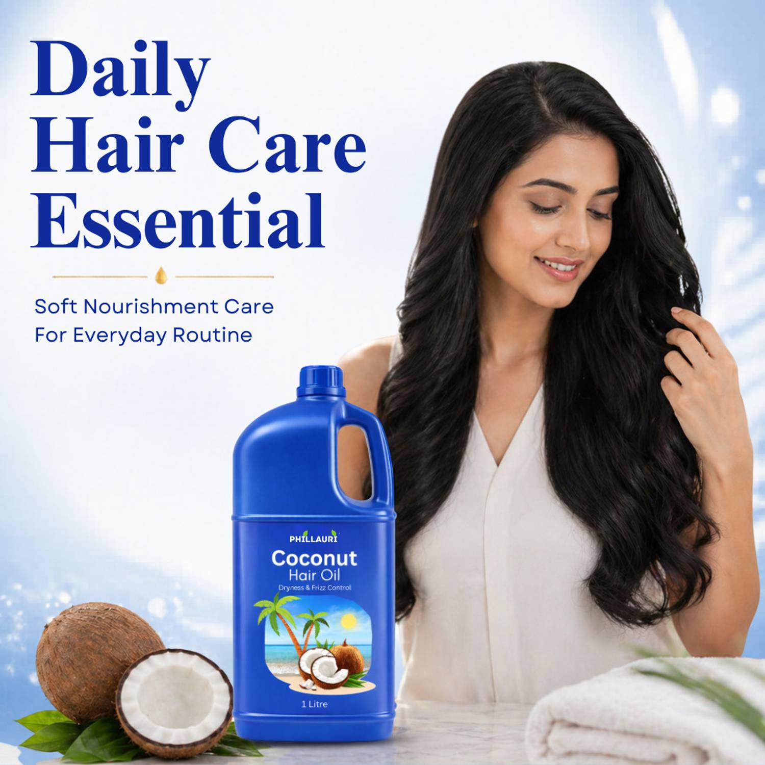 Phillauri Coconut Hair Oil 100 ml - Image 3