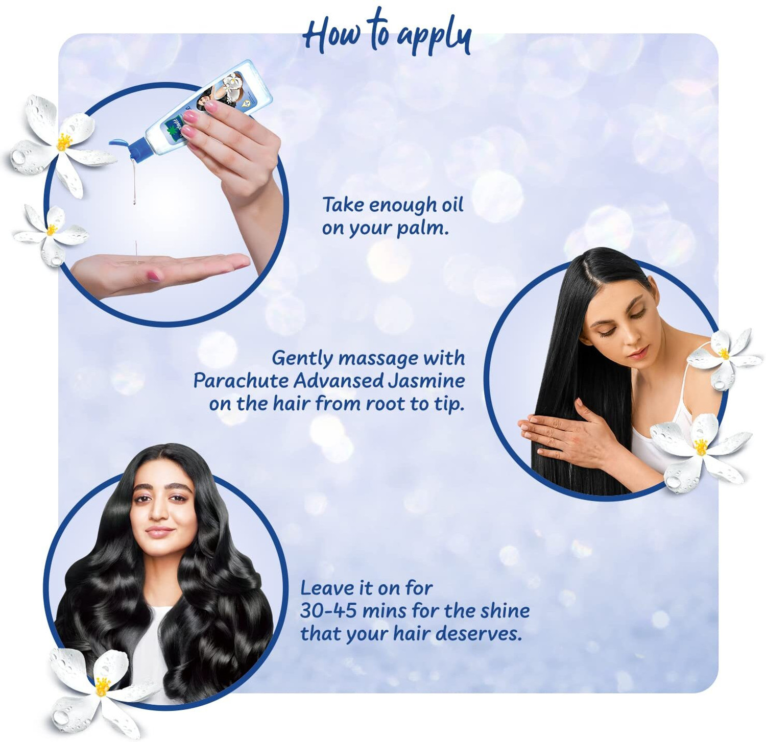 Image of Parachute Jasmine Coconut Hair Oil - 500ml Hair Oil