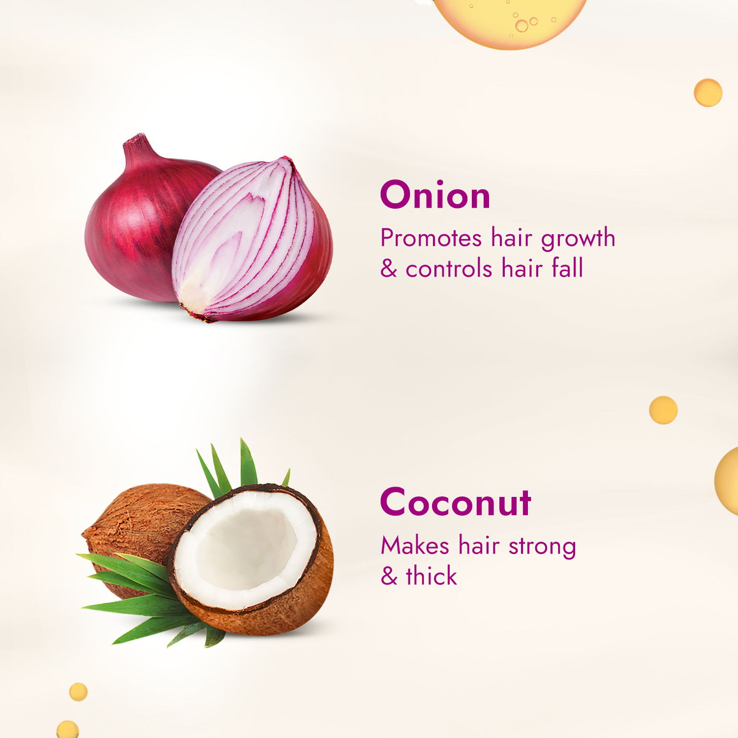 Image of Parachute Advansed Onion enriched coconut hair Oil Hair Oil