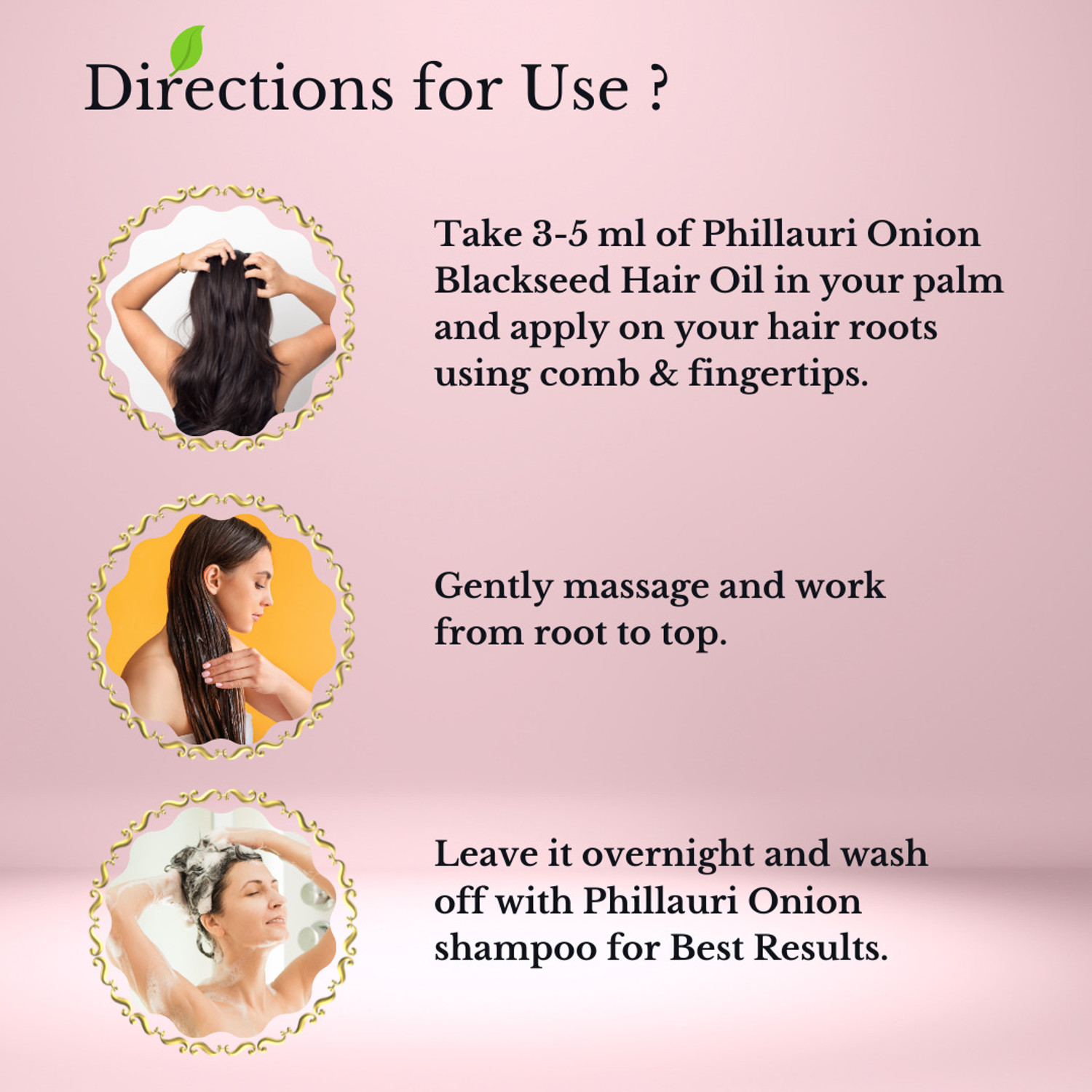Image of Phillauri Onion Hair Oil for Hair Regrowth & Hair Fall Control Hair Oil