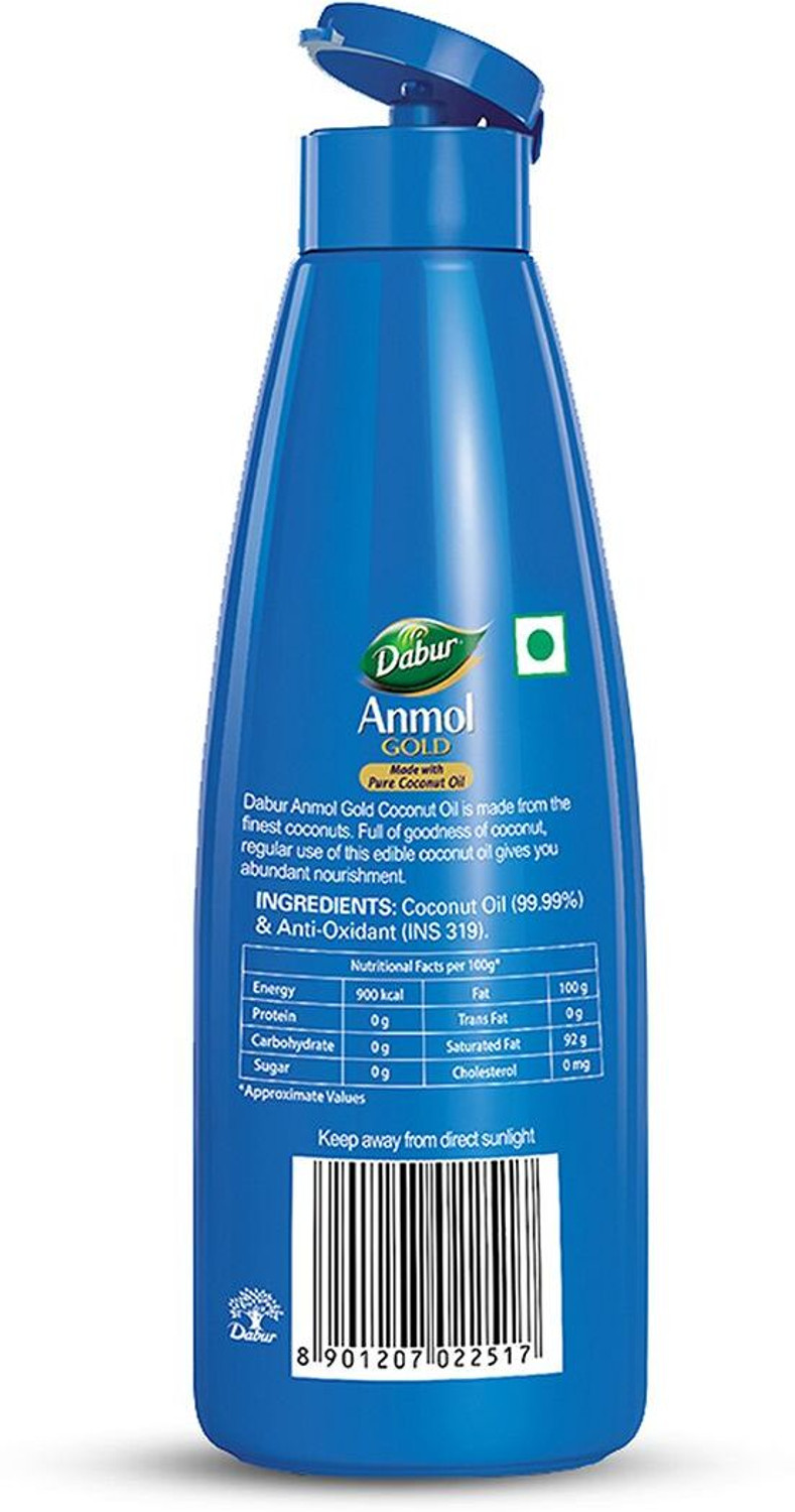 Image of Dabur Anmol Gold Pure Coconut Hair Oil
