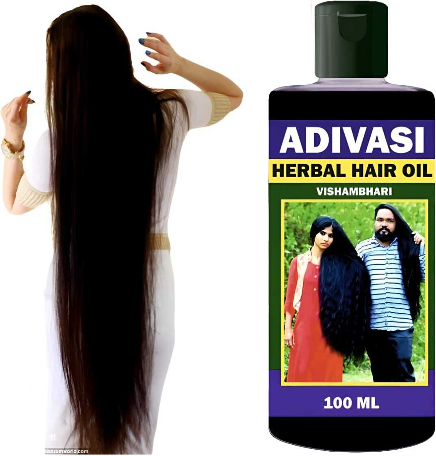 Image of Adivasi Ayurvedic Harbal Hair Oil Men Women Hair Growth Hair Fall oil Hair Oil
