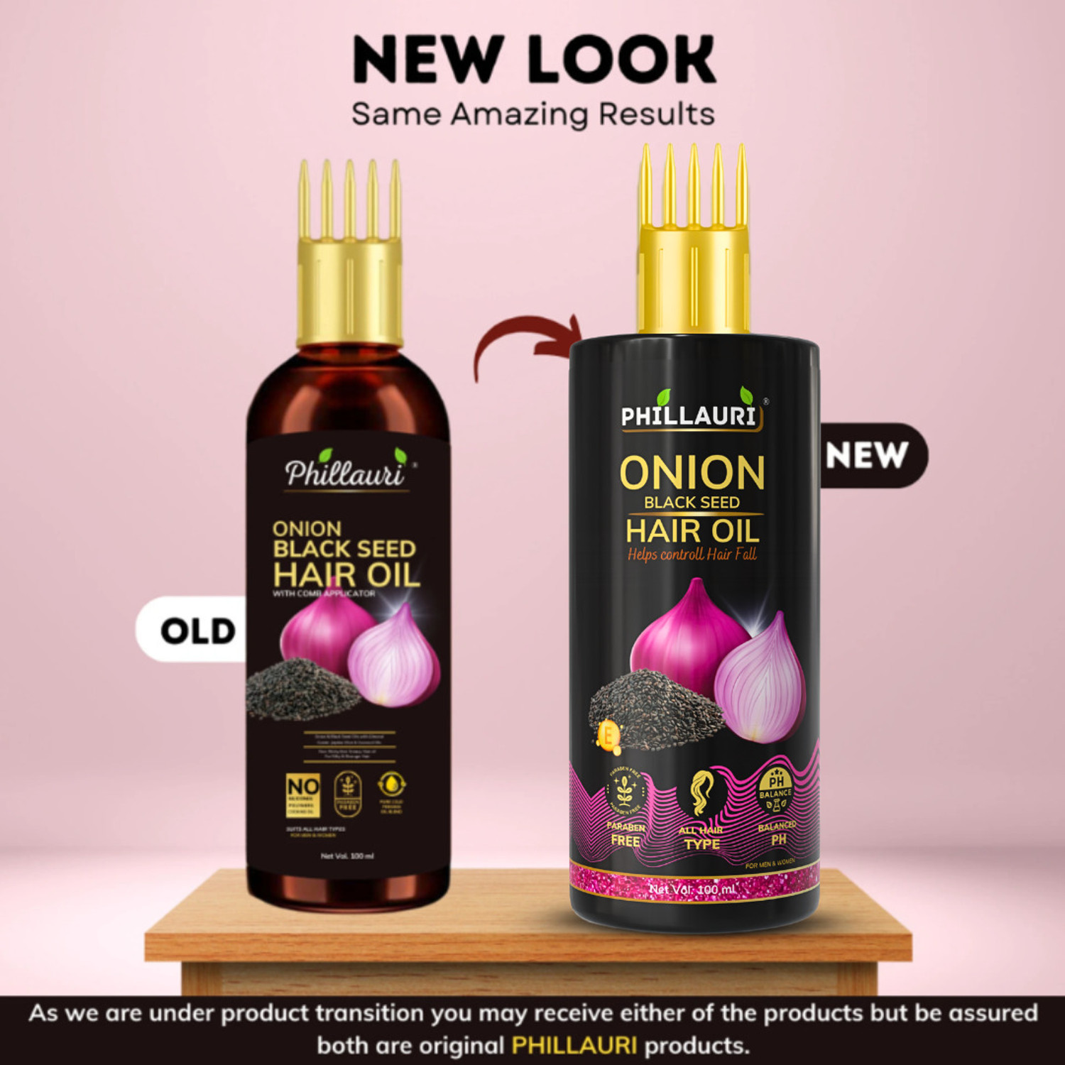 Image of Phillauri Onion Hair Oil for Hair Regrowth & Hair Fall Control Hair Oil
