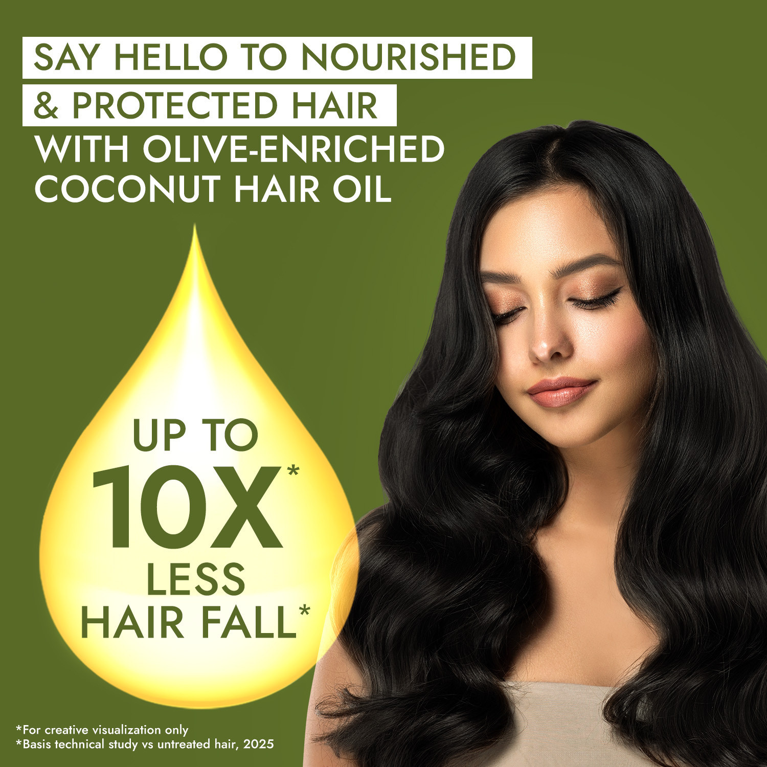 Image of Parachute Advansed Olive Enriched Coconut Hair Oil for Stronger Nourished Hair Hair Oil