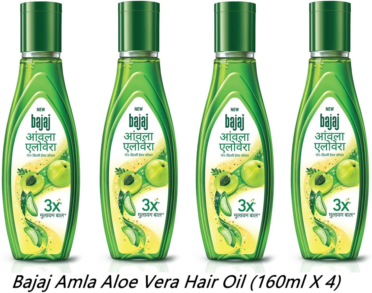 BAJAJ Amla Aloe Vera Hair Oil (160ml X 4) Hair Oil