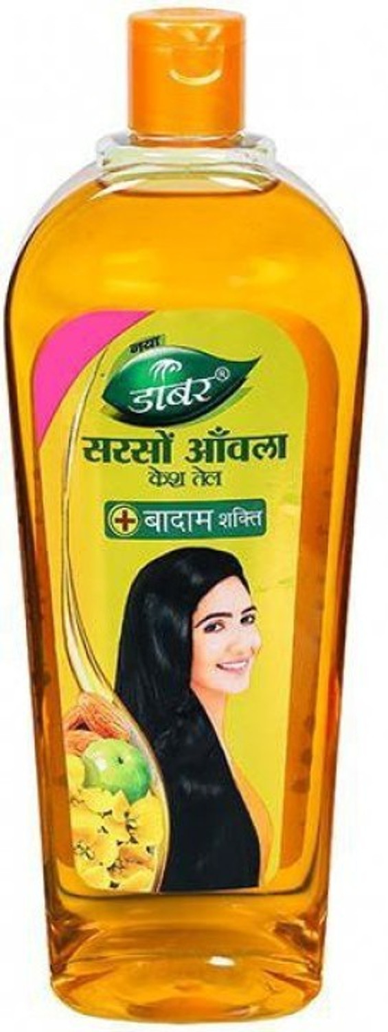 Image of Dabur Sarso Amla Badam Shakti hair oil &&(pack of 500ml) Hair Oil (500 ml)