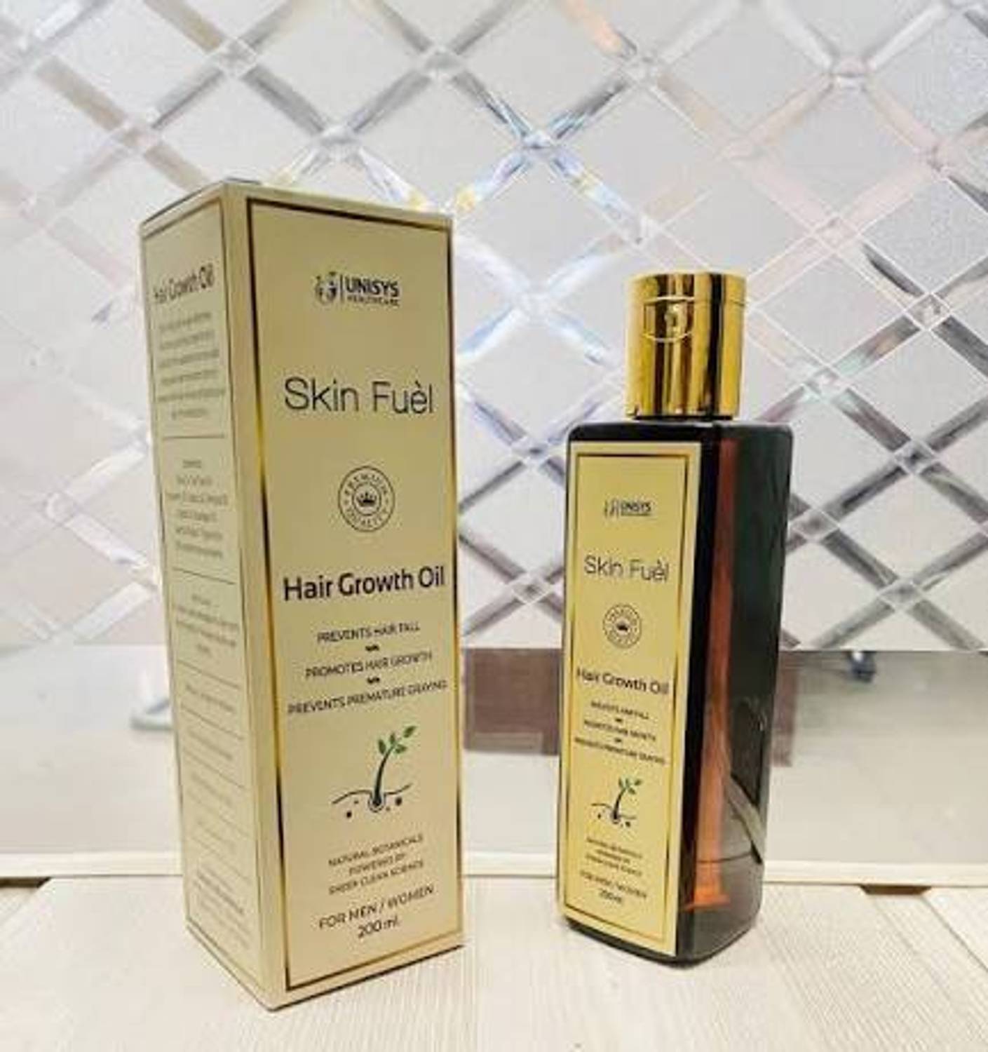unisys Skin Fuel Hair Growth Oil with Redensyl - Image 4