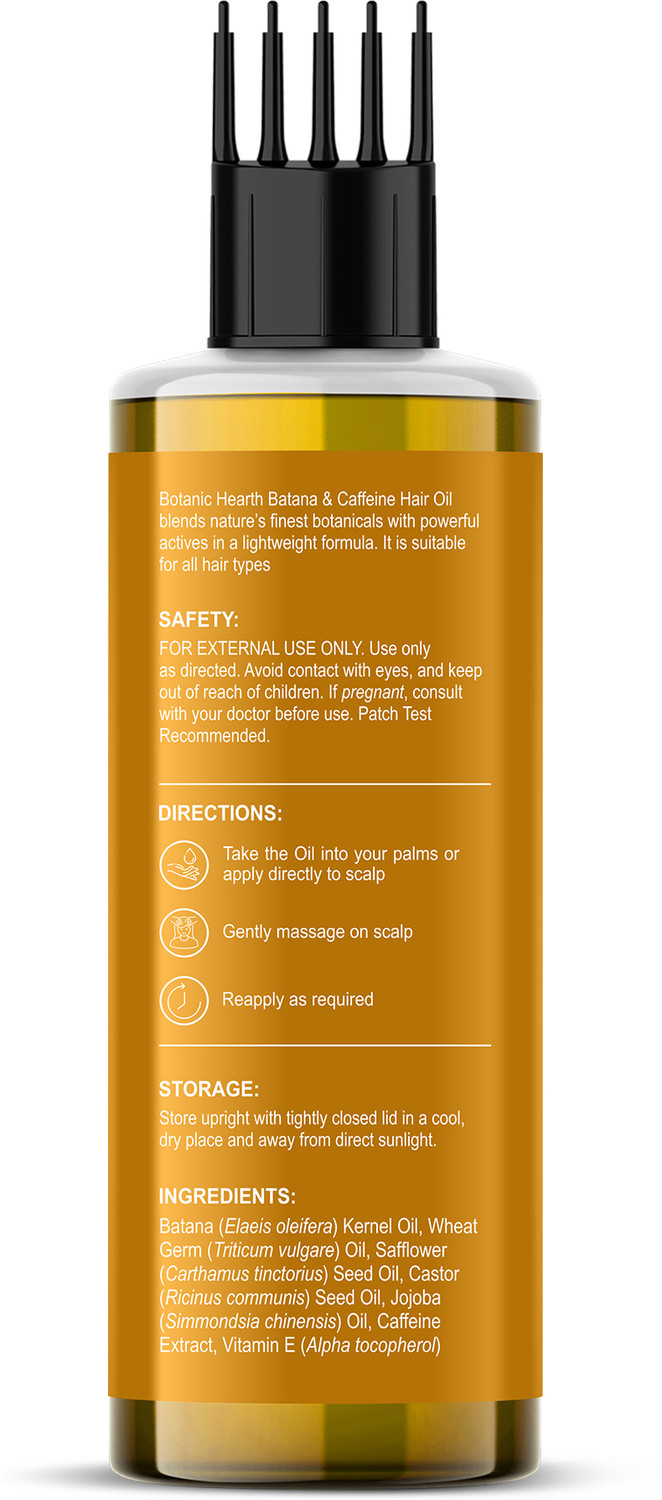 Image of Botanic Hearth Batana & Caffeine Hair Oil