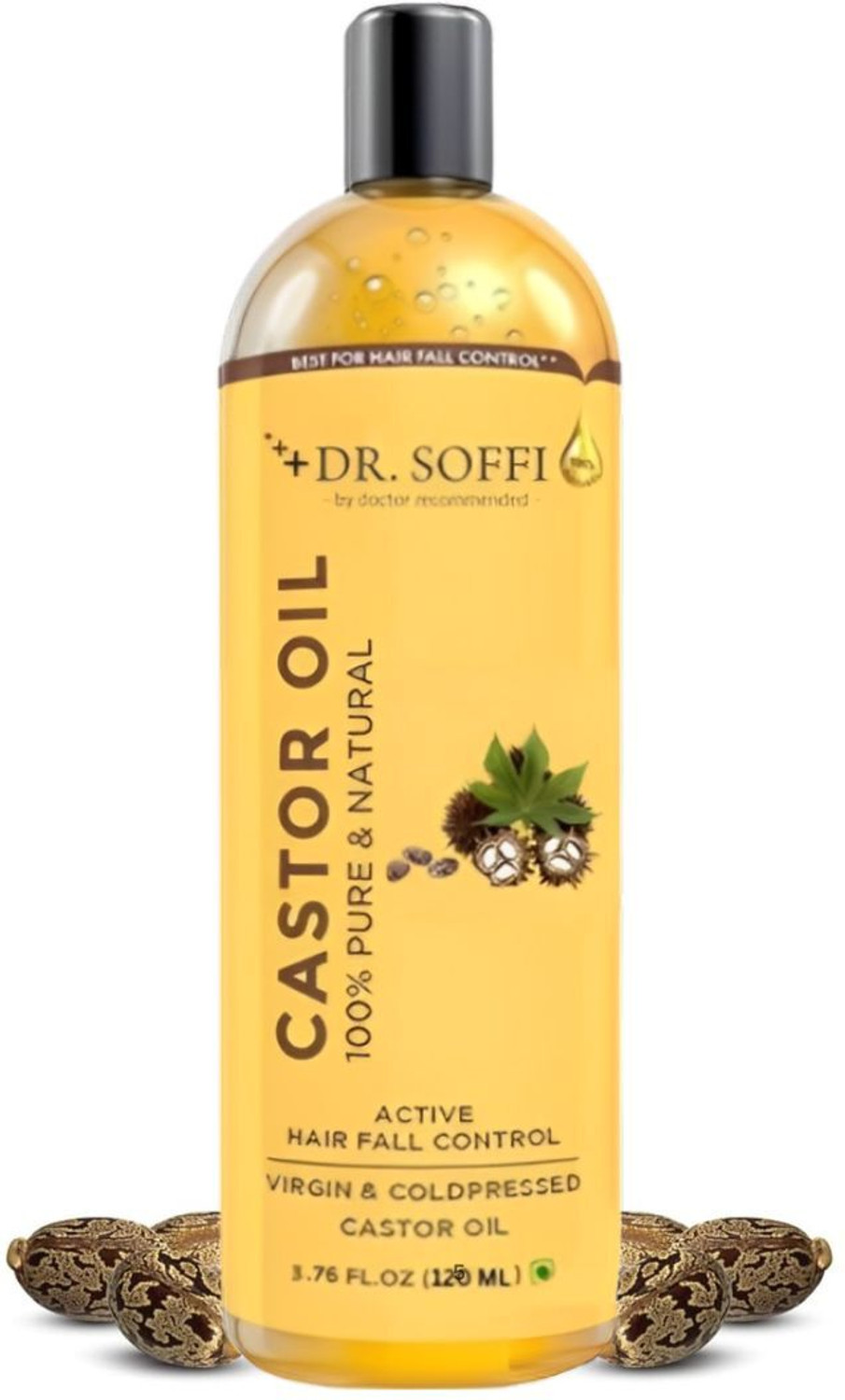 Image of DR SOFFI Cold Pressed 100% Pure Castor Oil Hair Oil