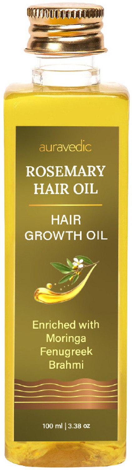 AURAVEDIC Rosemary Hair Oil For Hairgrowth Pure Rosemaryoil For Hairfall Hair Oil